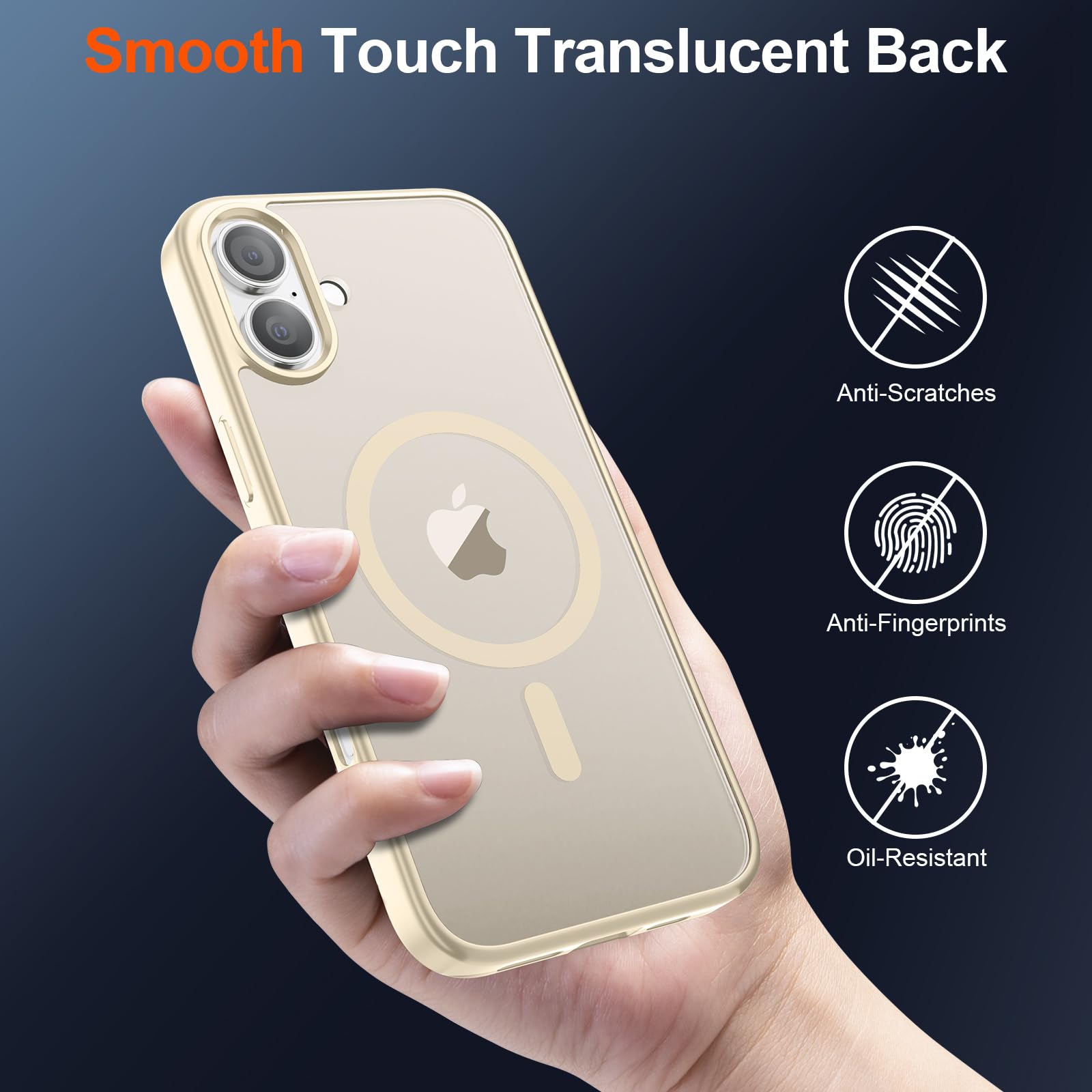 Foto 7 pulgar | Funda Magnética Supfine Para Iphone 16 Antihuellas - Venta Internacional.