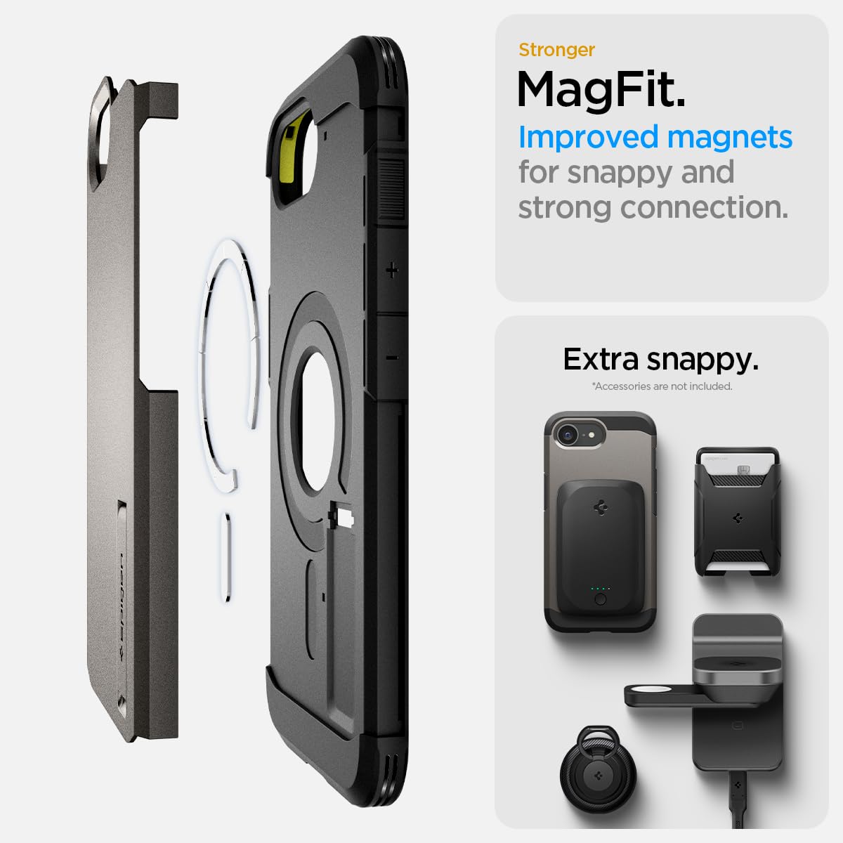 Foto 5 pulgar | Funda De Teléfono Spigen Tough Armor (ai) Magfit Para Iphone 16e - Venta Internacional.