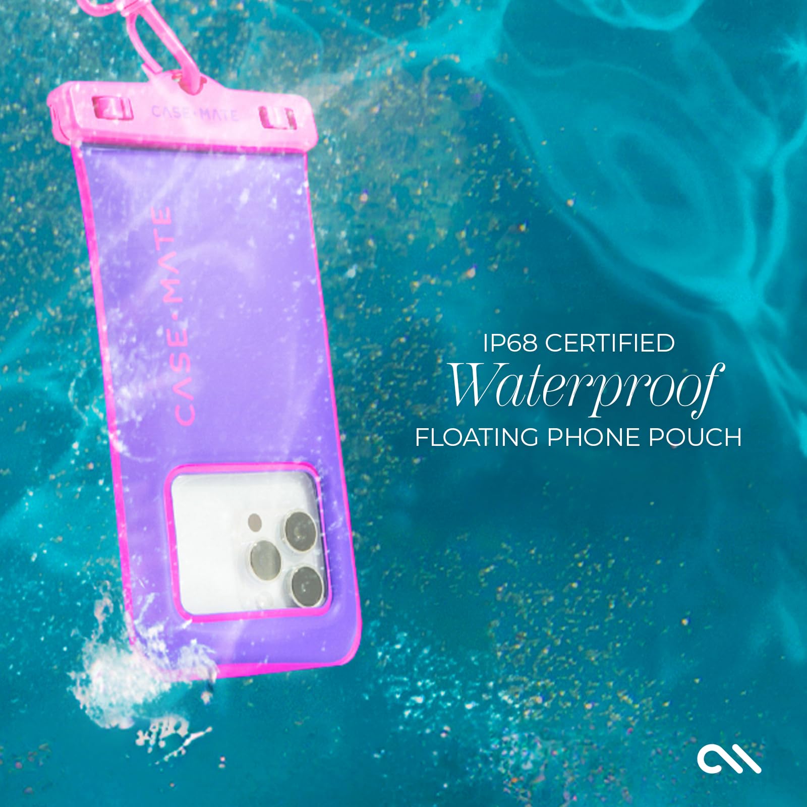 Foto 4 pulgar | Funda Impermeable para Teléfono Case-Mate con Cordón Cruzado - Venta Internacional