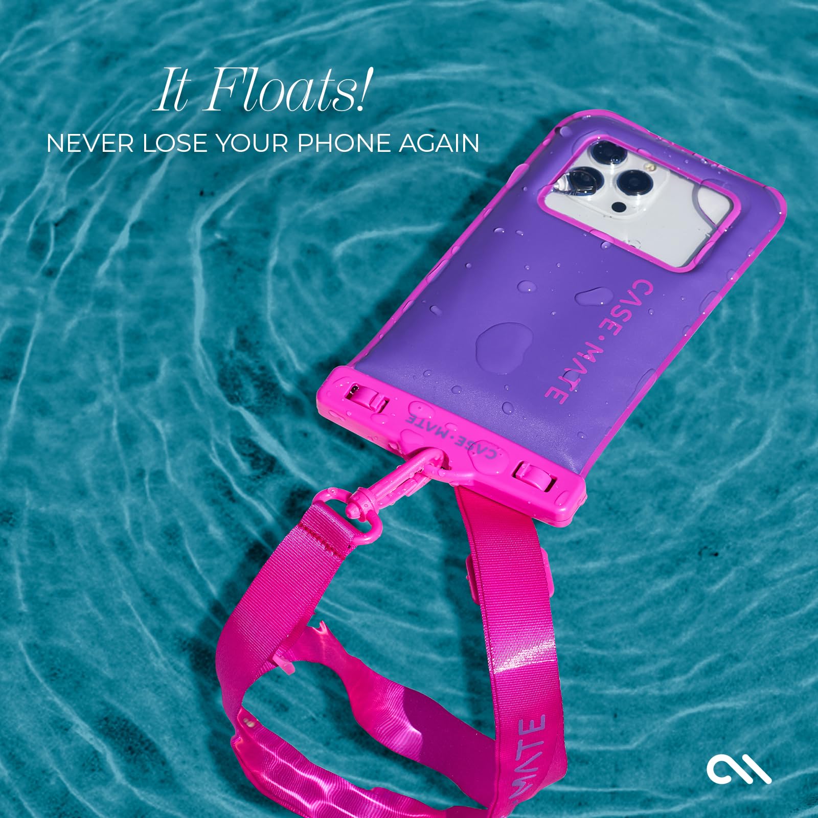 Foto 6 pulgar | Funda Impermeable para Teléfono Case-Mate con Cordón Cruzado - Venta Internacional