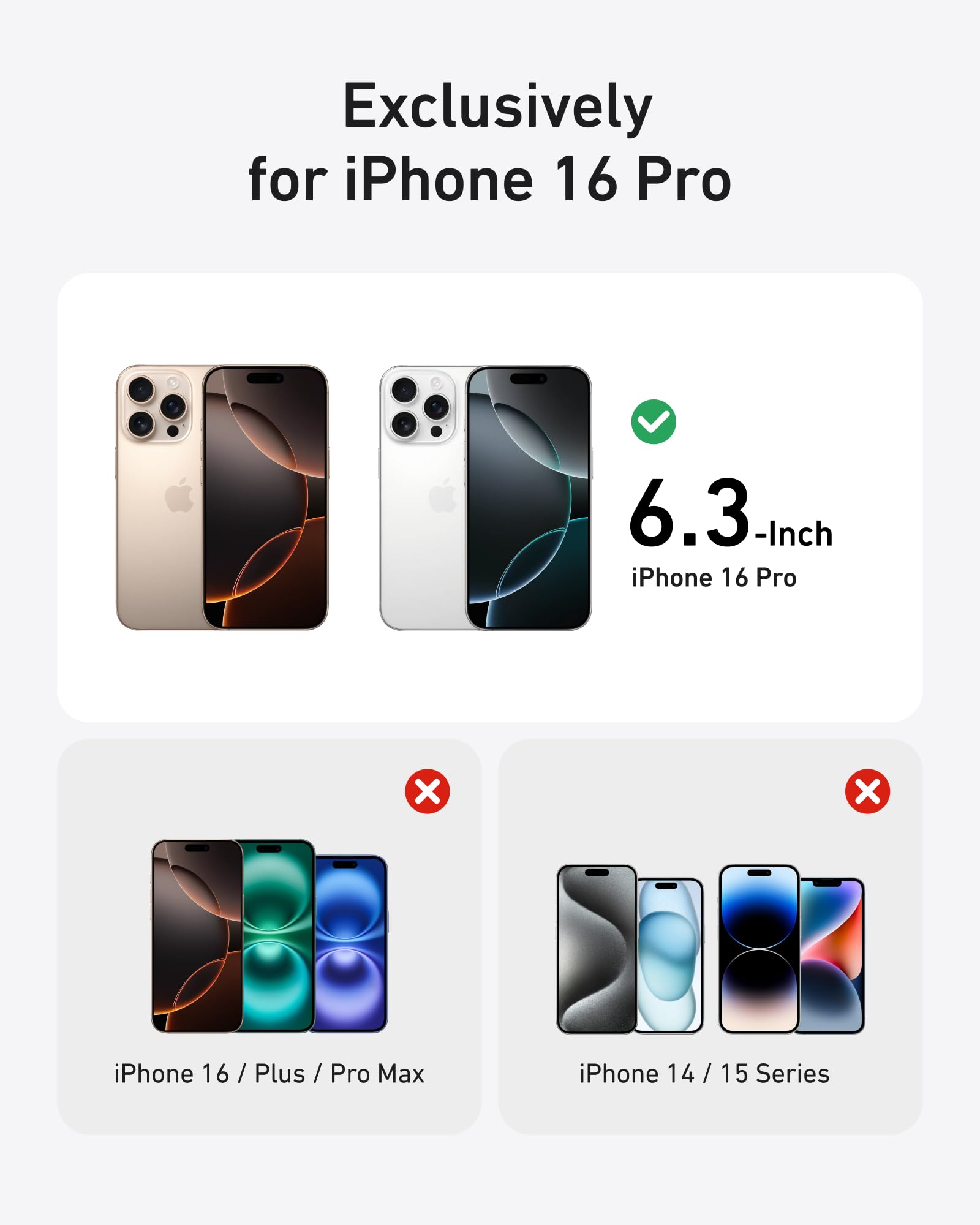 Foto 7 pulgar | Funda Anker Ultra Magnetic Con Soporte Anular De 360° Para Iphone 16 Pro - Venta Internacional.