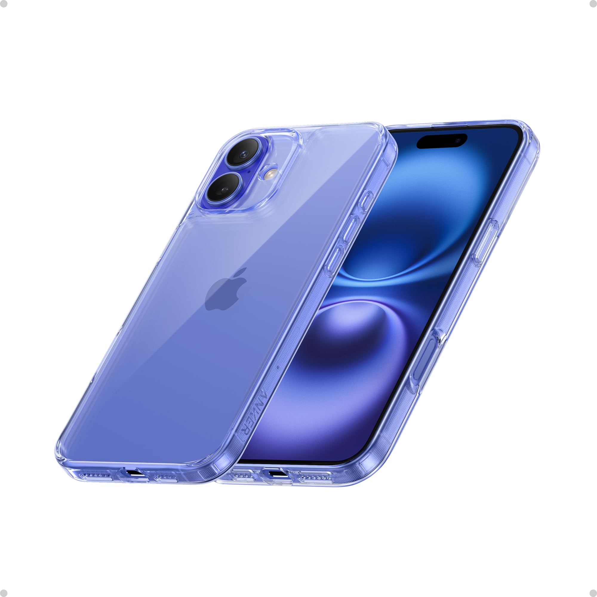 Foto 2 pulgar | Funda Anker Clear Para Iphone 16, Antiamarilleo, A Prueba De Golpes - Venta Internacional.
