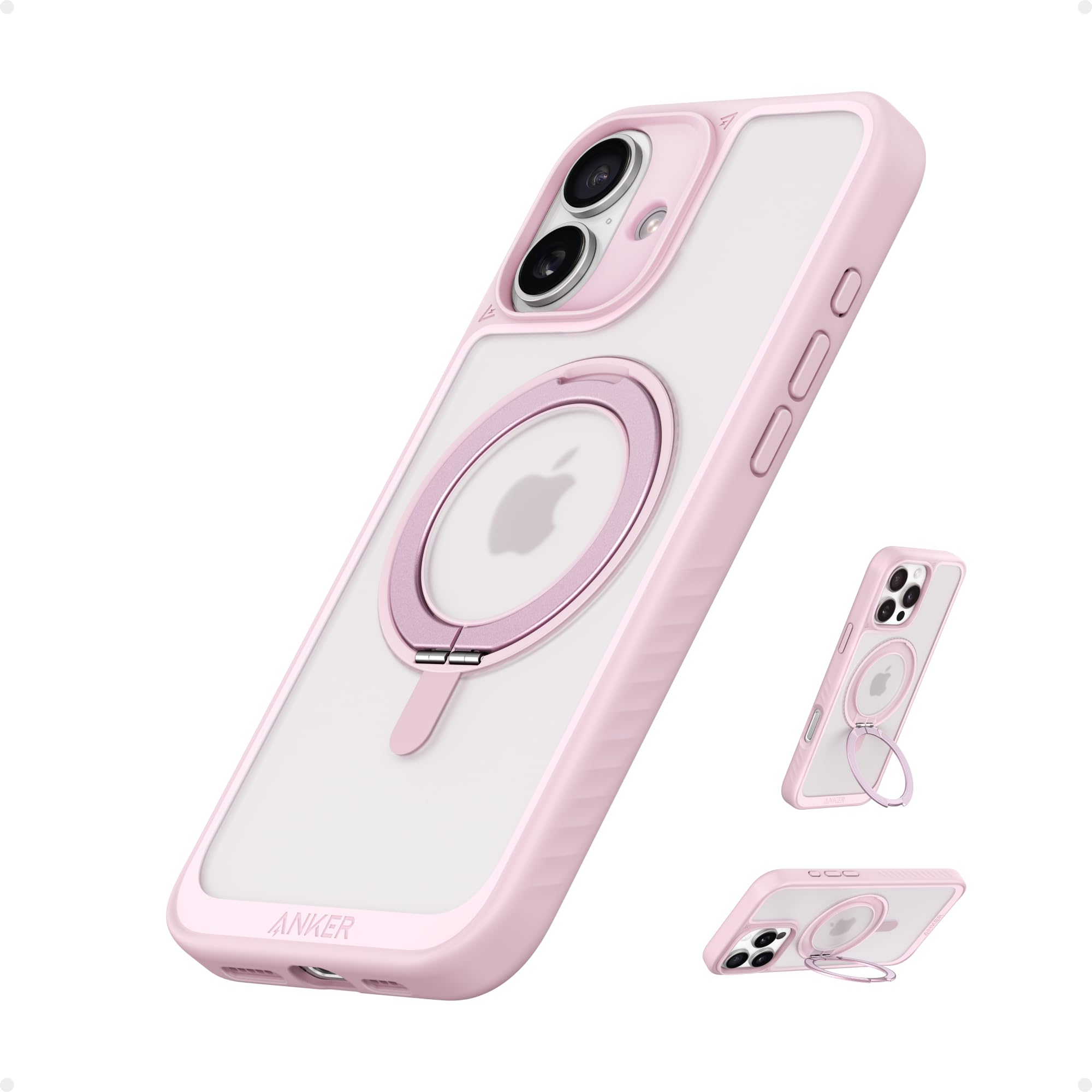 Foto 2 pulgar | Funda Anker Ultra Magnetic Con Soporte Anular De 360° Para Iphone 16+ - Venta Internacional.