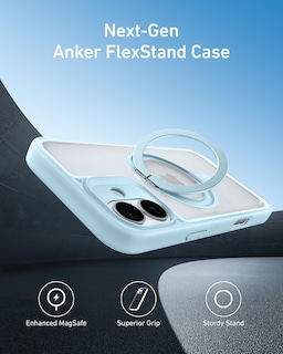Foto 2 | Funda De Teléfono Anker Ultra Magnetic Con Soporte Anular De 360° Para Iphone 16 Plus, Color Azul - Venta Internaciona