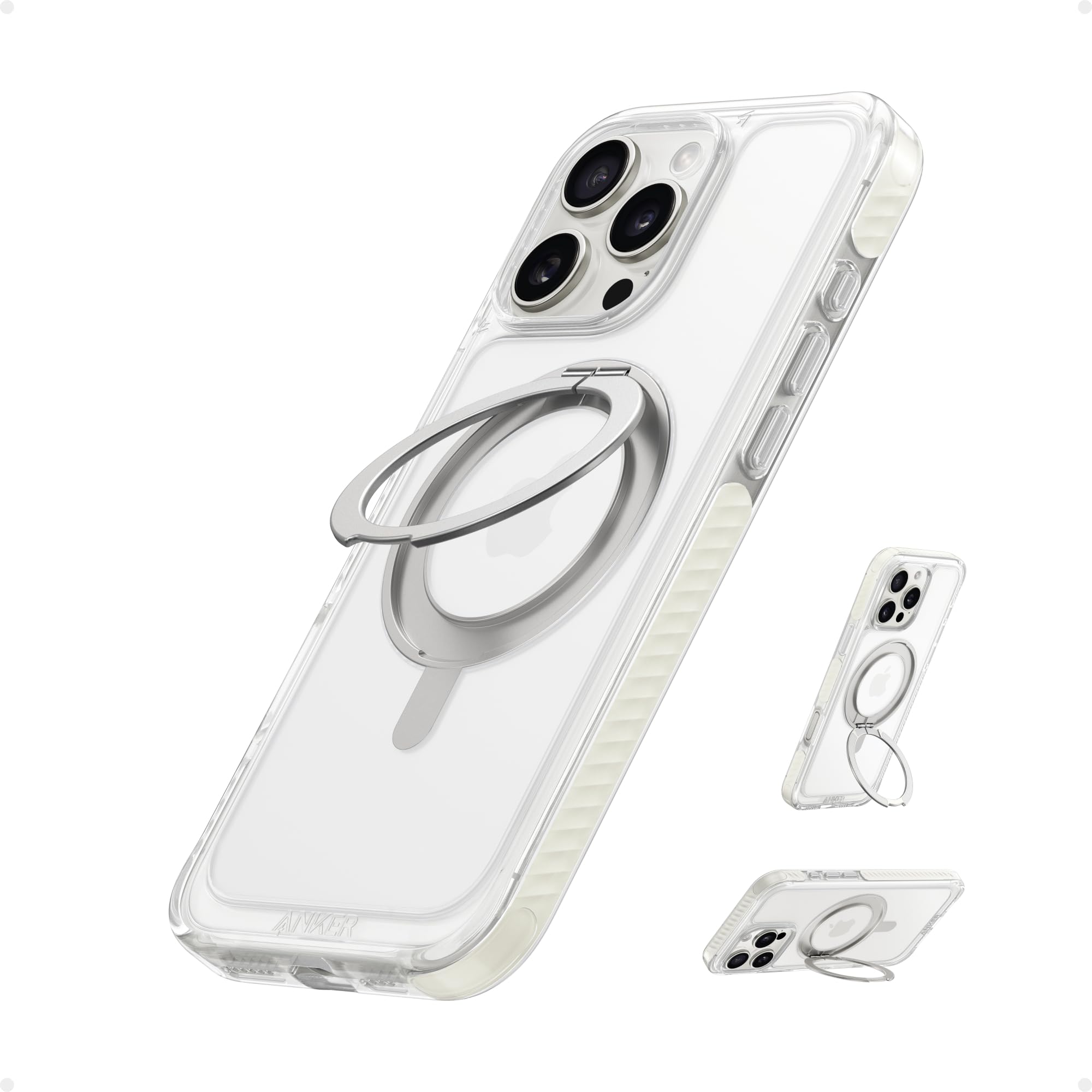 Foto 2 pulgar | Funda Anker Ultra Magnetic Con Soporte Anular De 360° Para Iphone 16 Pro Max - Venta Internacional.