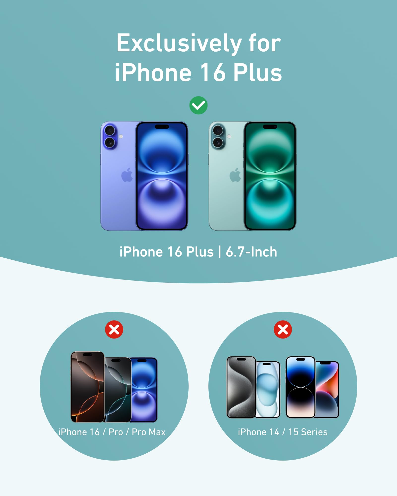 Foto 8 pulgar | Funda Anker Ultra Magnetic Con Soporte Anular De 360° Para Iphone 16 Plus, Color Verde - Venta Internacional.
