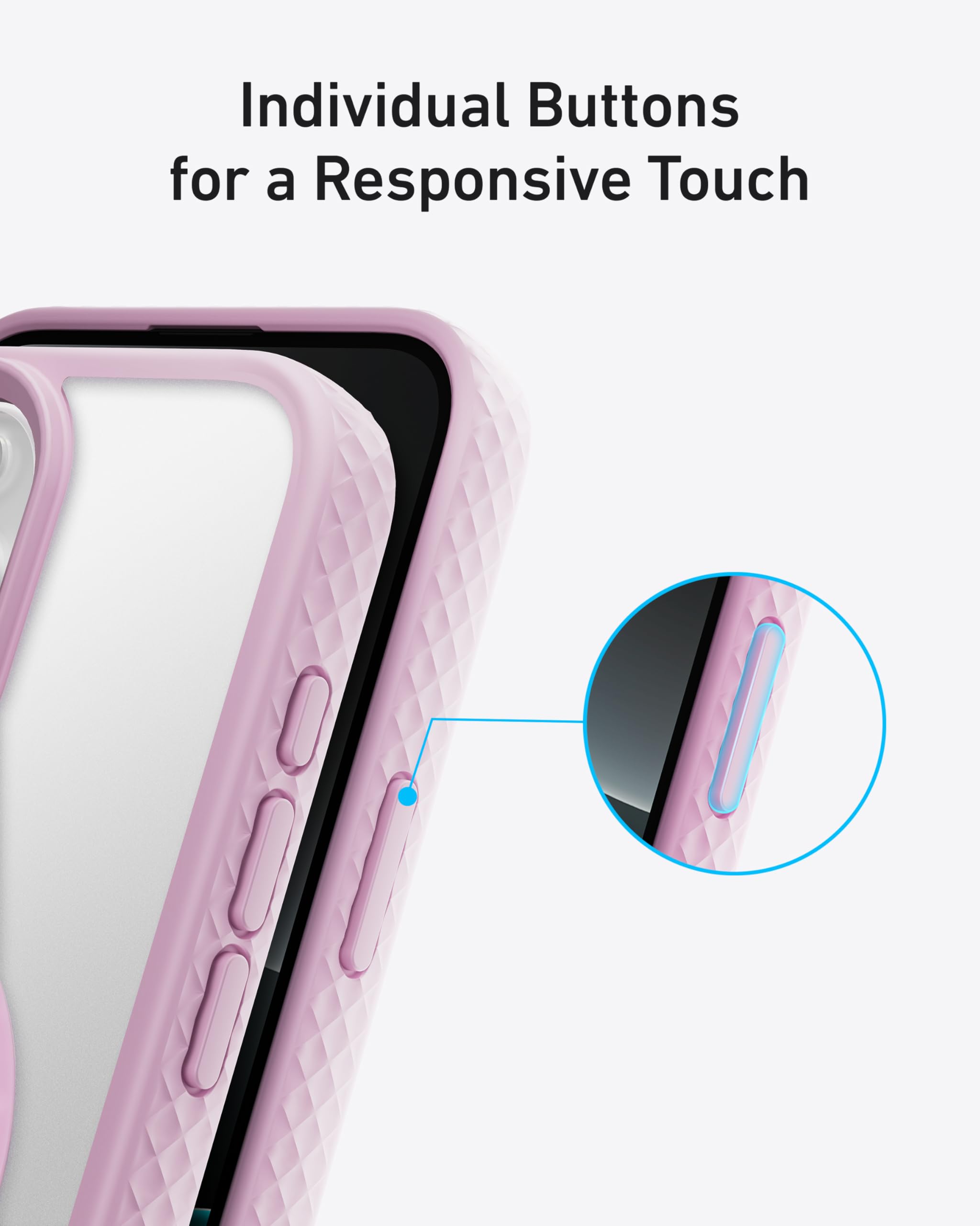 Foto 6 pulgar | Funda De Teléfono Anker Maggo Maggo Matte Magnetic Para Iphone 16, Color Azul - Venta Internacional.