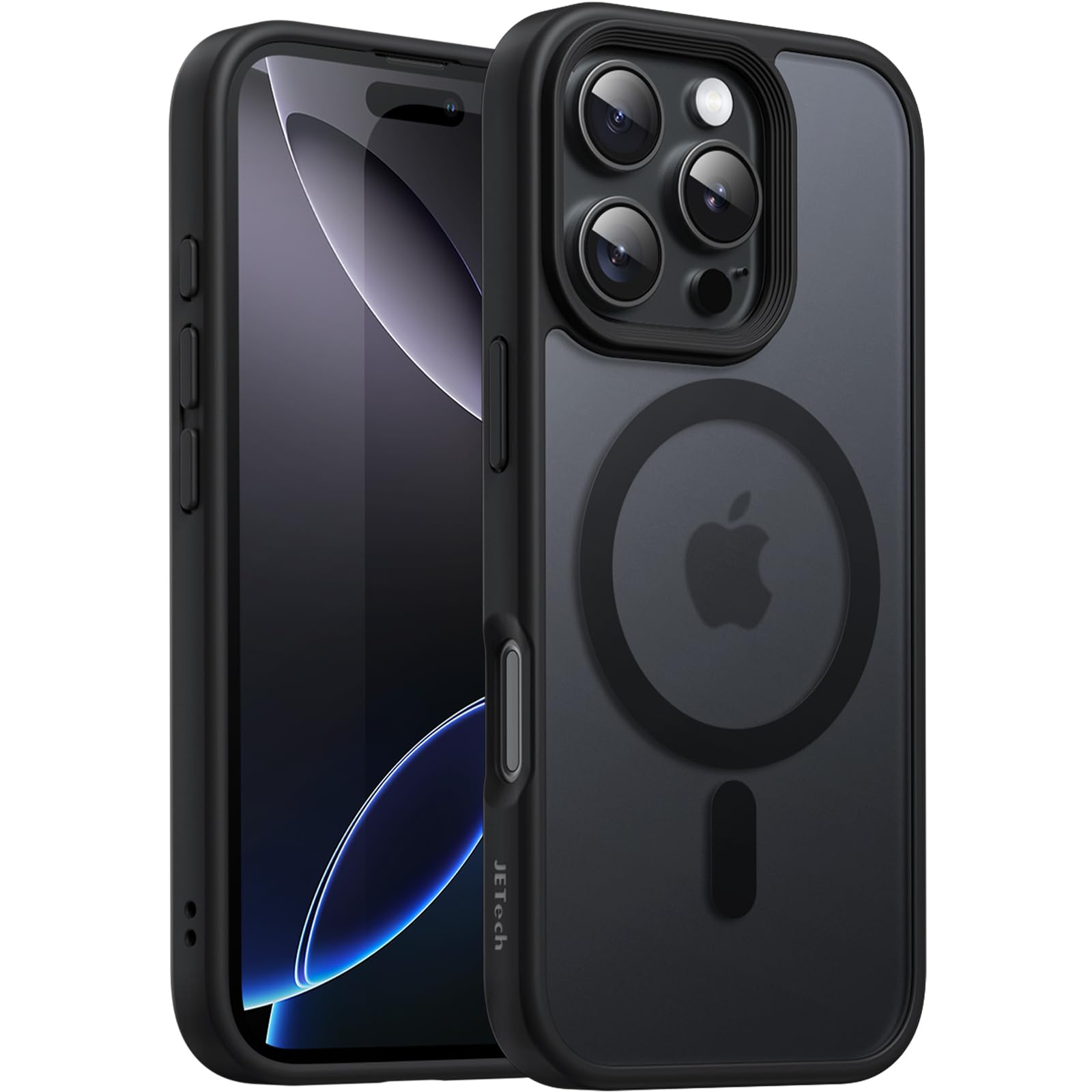 Foto 2 pulgar | Funda Jetech Magnetic Para Iphone 16 Pro Max 6.9'' Negra - Venta Internacional.
