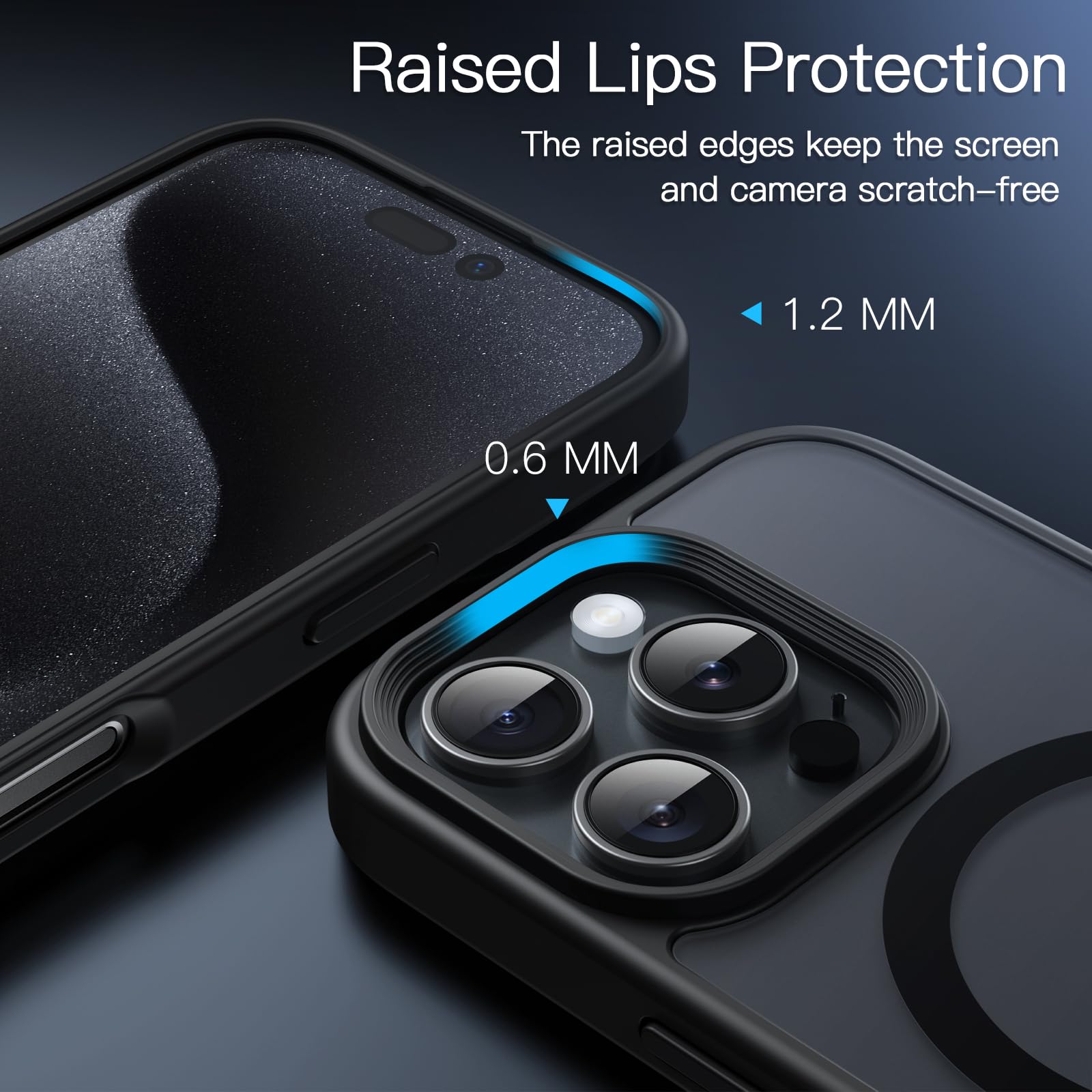 Foto 7 pulgar | Funda Jetech Magnetic Para Iphone 16 Pro Max 6.9'' Negra - Venta Internacional.