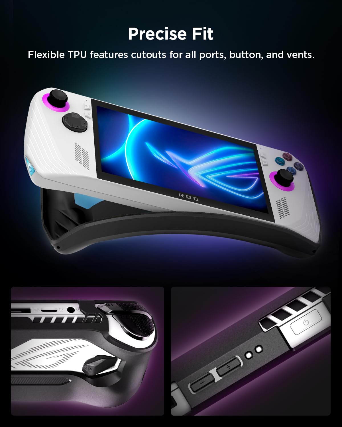 Foto 8 pulgar | Funda Protectora Spigen Rugged Armor Para Asus Rog Ally (2023) - Venta Internacional.