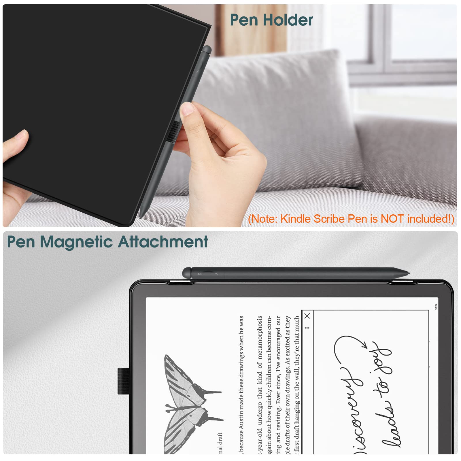 Foto 7 pulgar | Funda Fintie Slimshell Para Kindle Scribe 10.2 (2024/2022) - Venta Internacional.