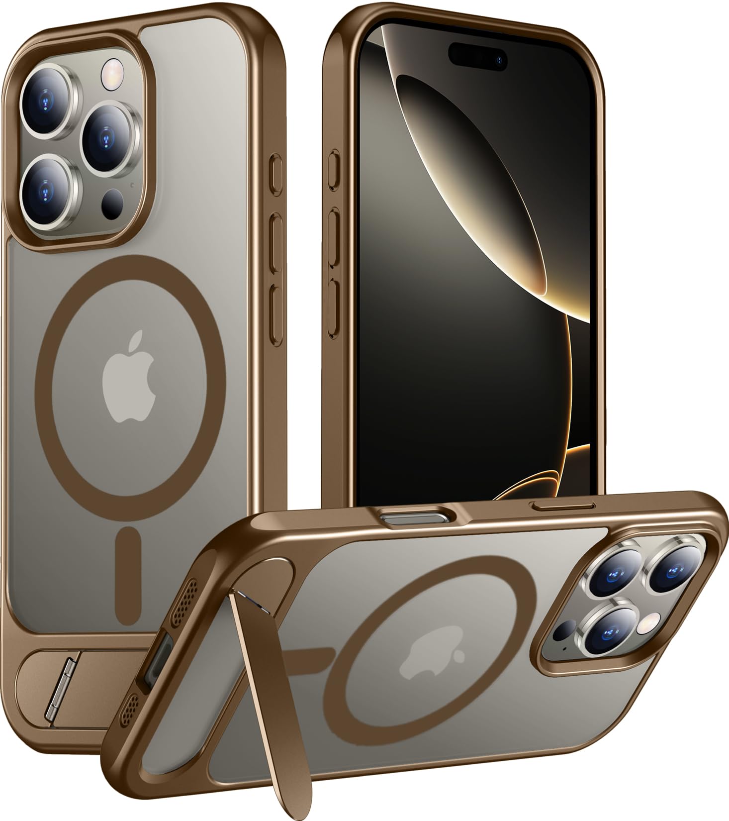 Foto 2 pulgar | Funda Magnética Temdan Con Soporte Para Iphone 16 Pro - Venta Internacional.