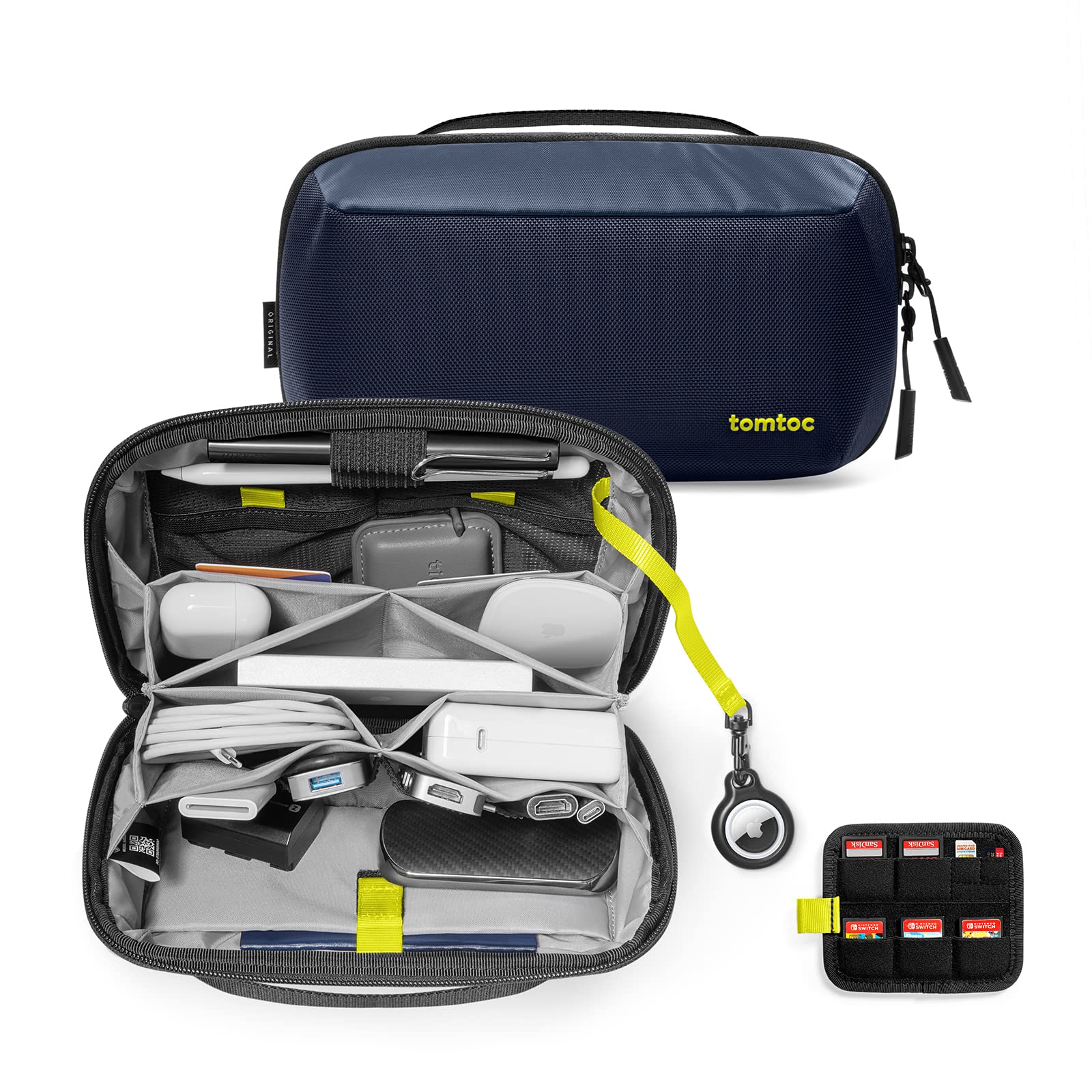 Foto 1 | Organizador Electrónico, Accesorio, Bolsa Tecnológica, Tomtoc, Azul Marino - Venta Internacional.