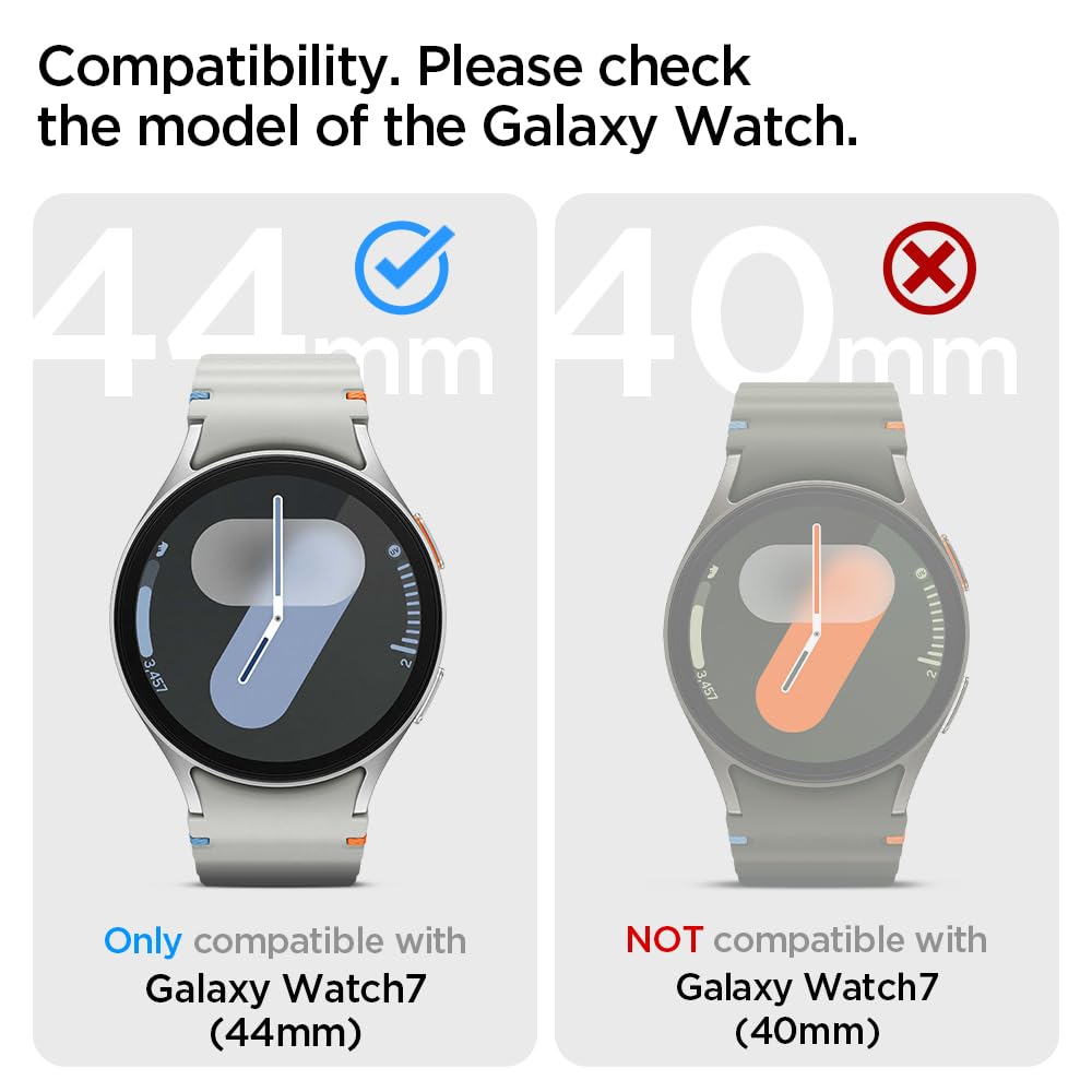 Foto 3 pulgar | Funda Spigen Rugged Armor Para Samsung Galaxy Watch 7 De 44 Mm - Venta Internacional.