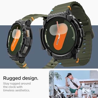 Foto 4 | Funda Spigen Rugged Armor Para Samsung Galaxy Watch 7 De 44 Mm - Venta Internacional.