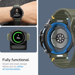 Foto 6 | Funda Spigen Rugged Armor Para Samsung Galaxy Watch 7 De 44 Mm - Venta Internacional.