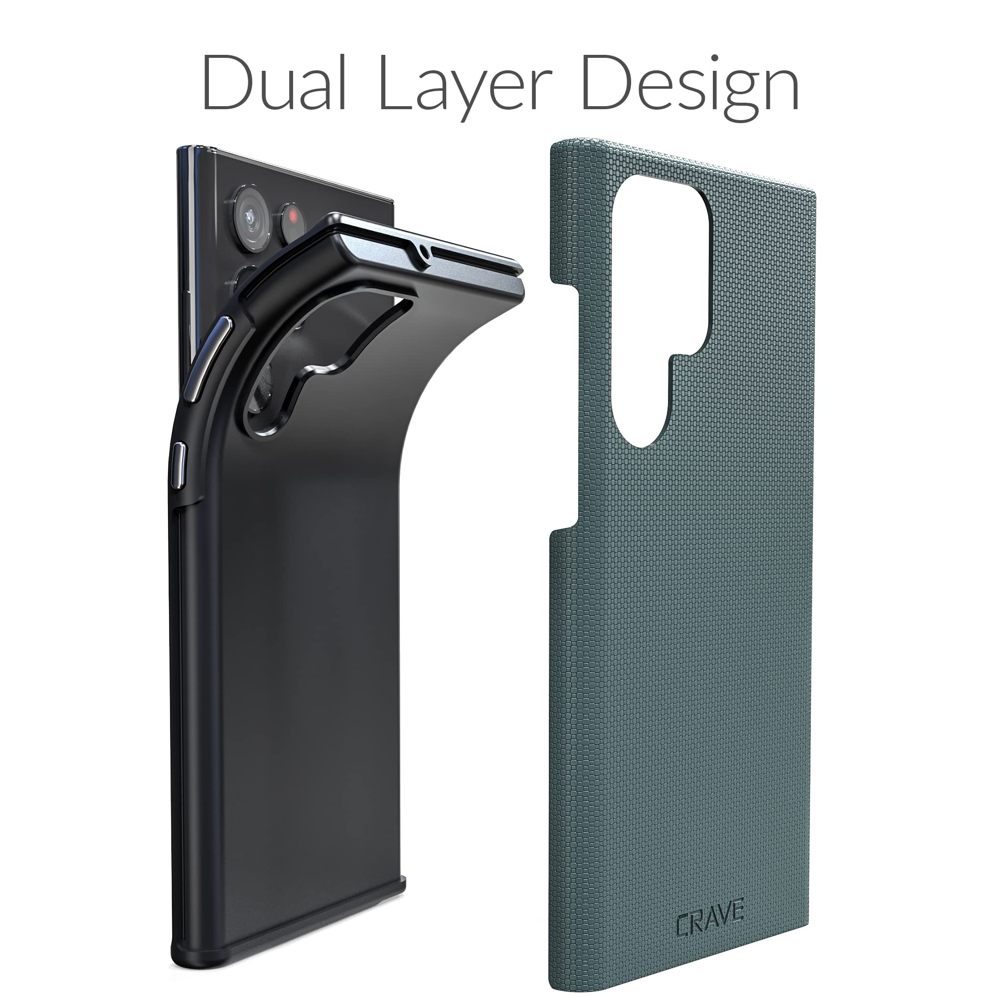Foto 5 pulgar | Funda De Teléfono Móvil Crave Dual Guard Para Samsung Galaxy S22 Ultra - Venta Internacional.