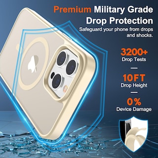 Foto 3 | Funda Magnética Supfine Para Iphone 12 Pro Max, Color Blanco Envejecido - Venta Internacional.