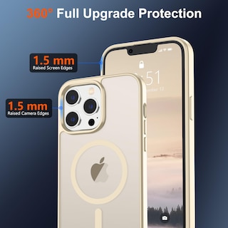 Foto 4 | Funda Magnética Supfine Para Iphone 12 Pro Max, Color Blanco Envejecido - Venta Internacional.