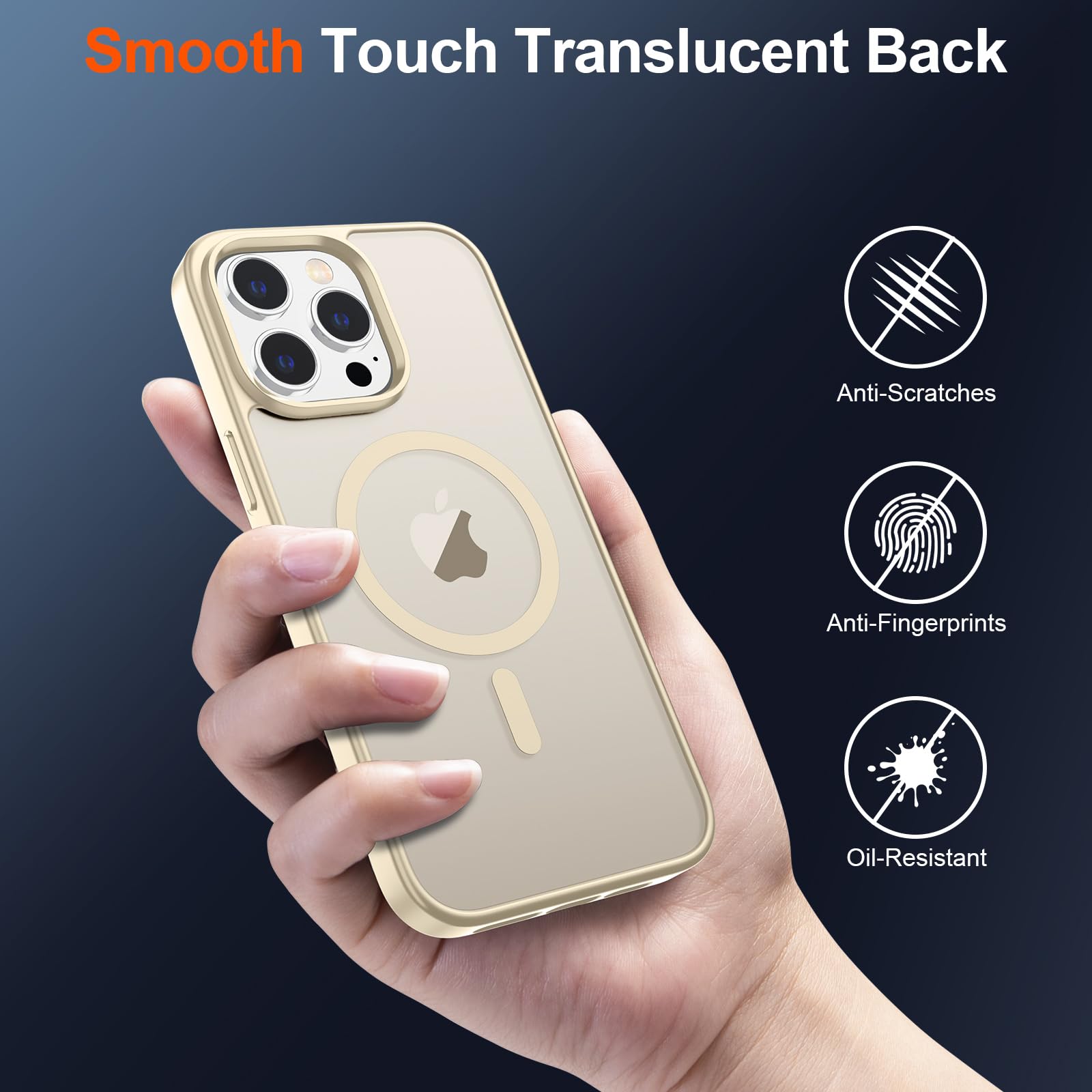 Foto 6 | Funda Magnética Supfine Para Iphone 12 Pro Max, Color Blanco Envejecido - Venta Internacional.