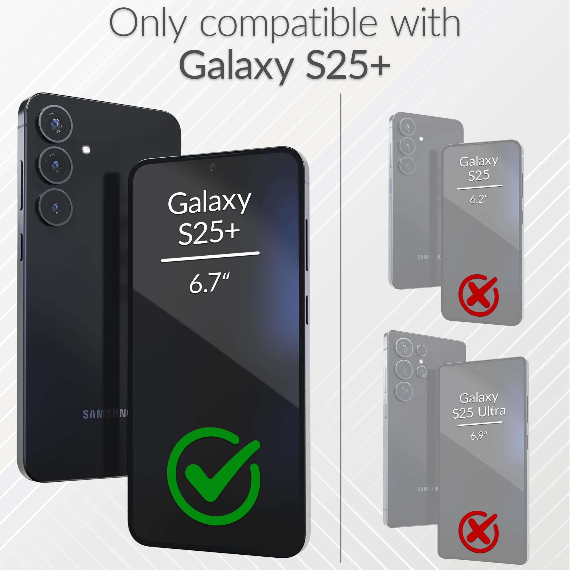 Foto 3 pulgar | Funda Crave Dual Guard A Prueba De Golpes Para Samsung Galaxy S25 Plus - Venta Internacional.
