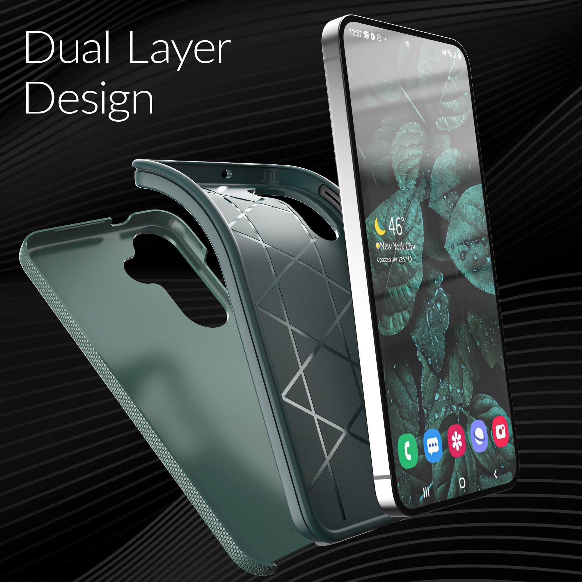Foto 5 pulgar | Funda Crave Dual Guard A Prueba De Golpes Para Samsung Galaxy S25 Plus - Venta Internacional.