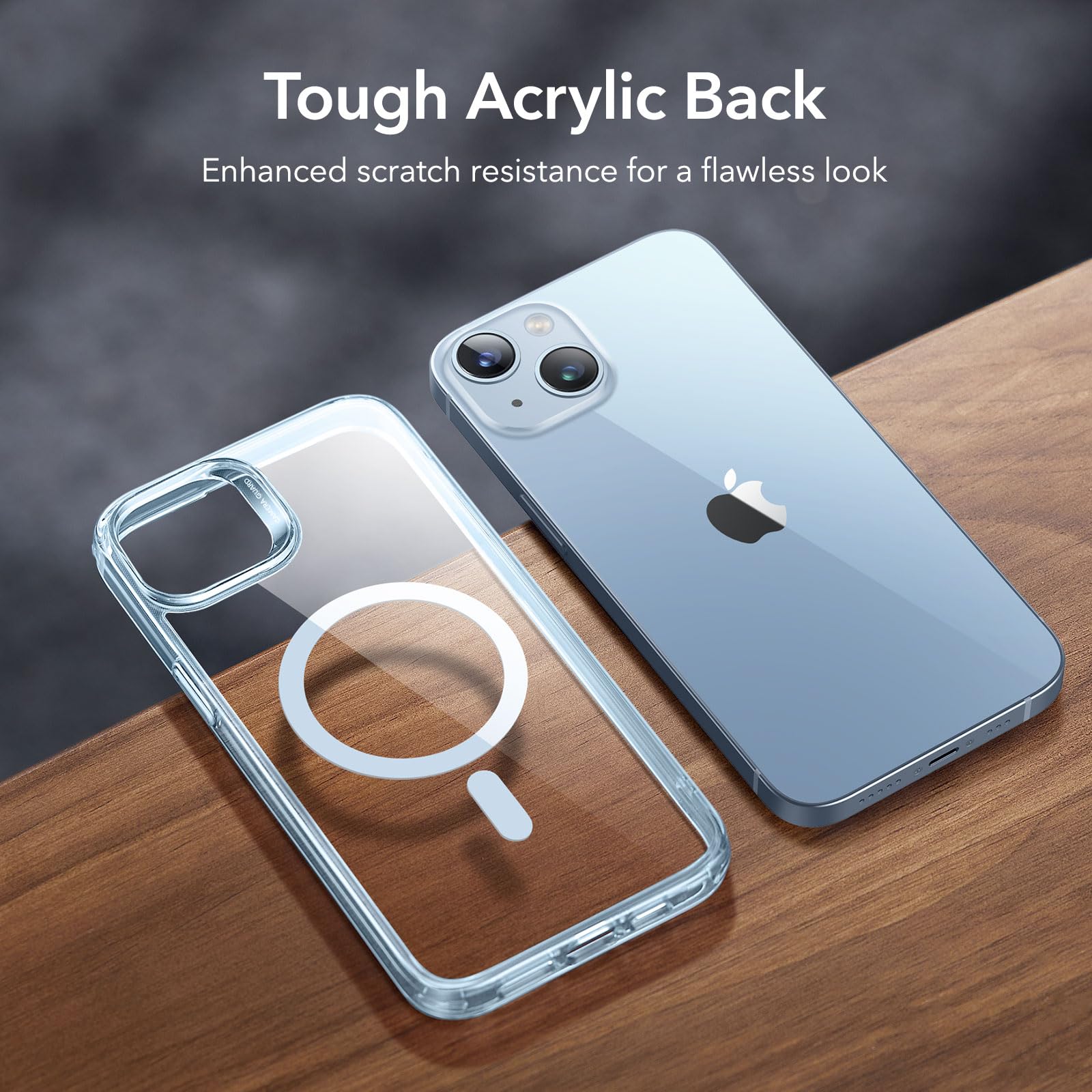Foto 8 pulgar | Funda Esr Classic Hybrid Halolock Para Iphone 14/13 Azul - Venta Internacional.