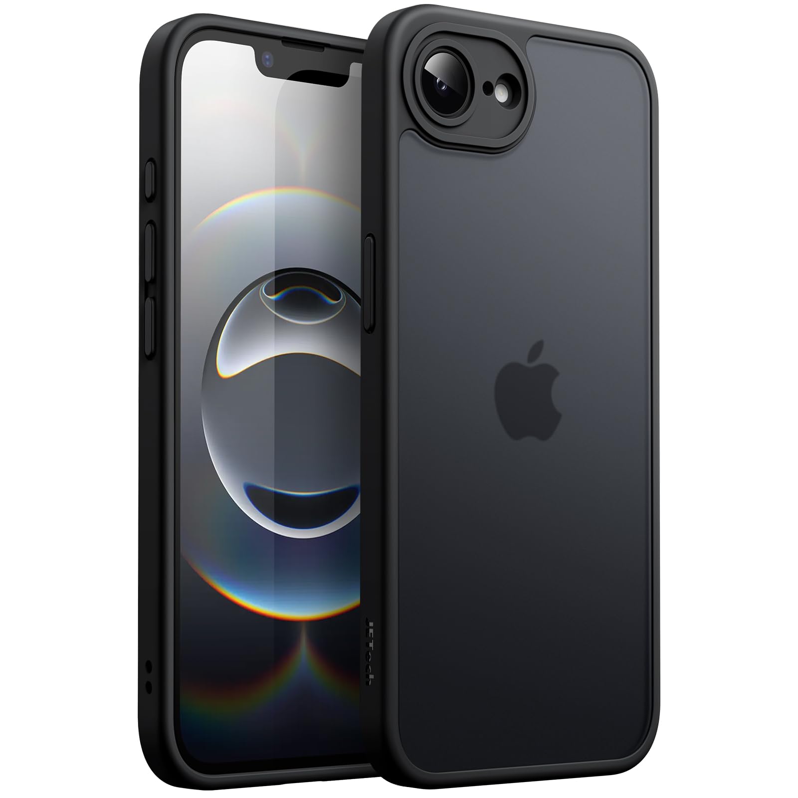 Foto 2 pulgar | Funda Jetech Matte Para Iphone 16e De 6.1 Pulgadas 2025, Color Negro - Venta Internacional.