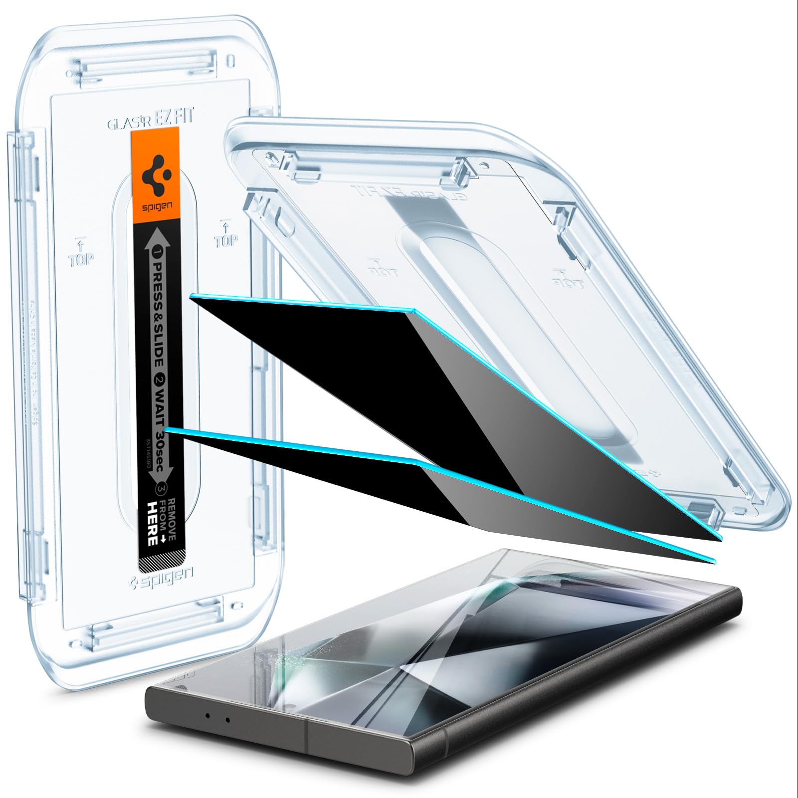 Foto 2 pulgar | Protector De Pantalla Spigen Glastr Ez Fit Privacy Galaxy S24 Ultra - Venta Internacional.