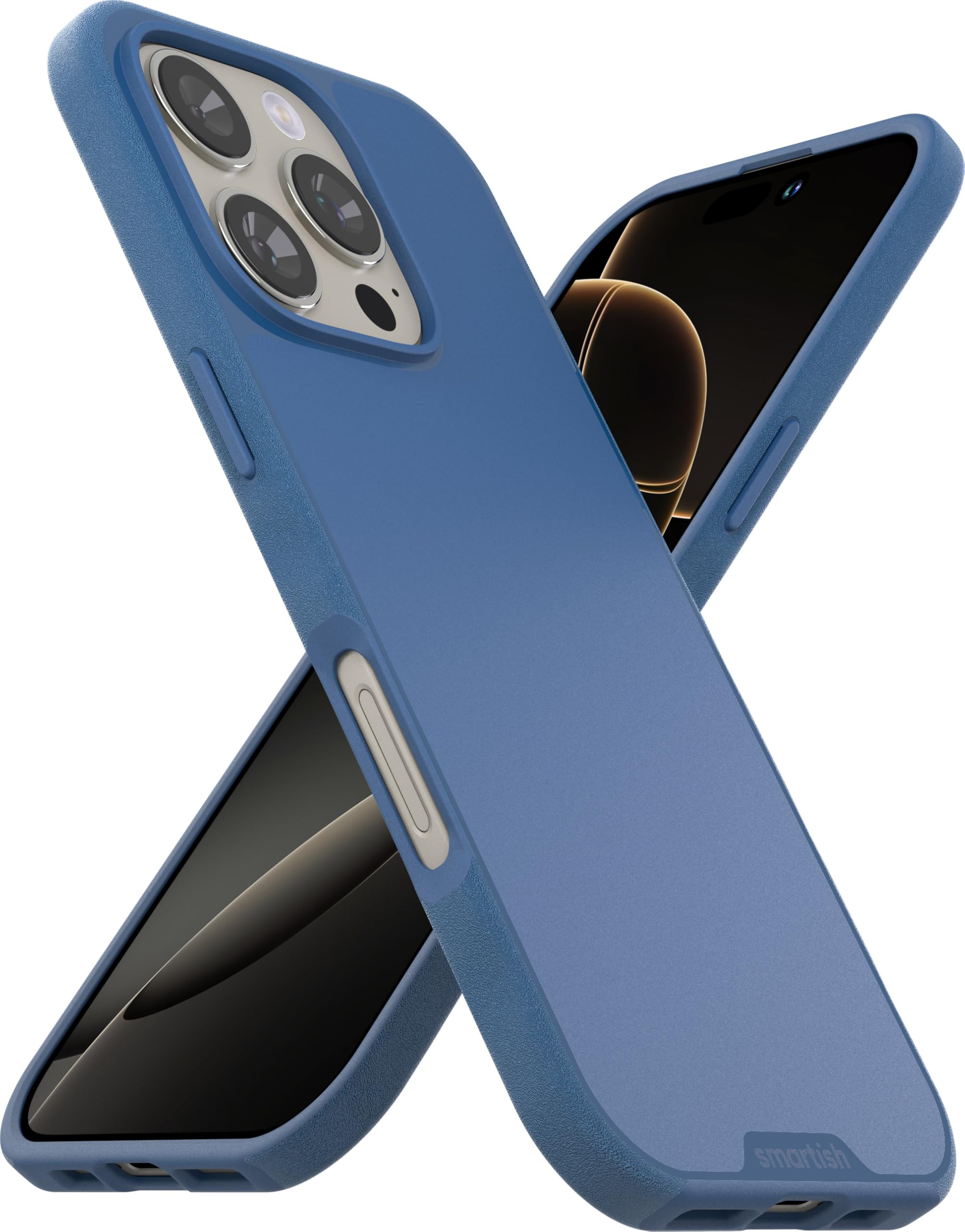 Foto 2 pulgar | Funda Para Teléfono Smartish  Iphone 16 Pro Magnetic Gripmunk Blues - Venta Internacional.