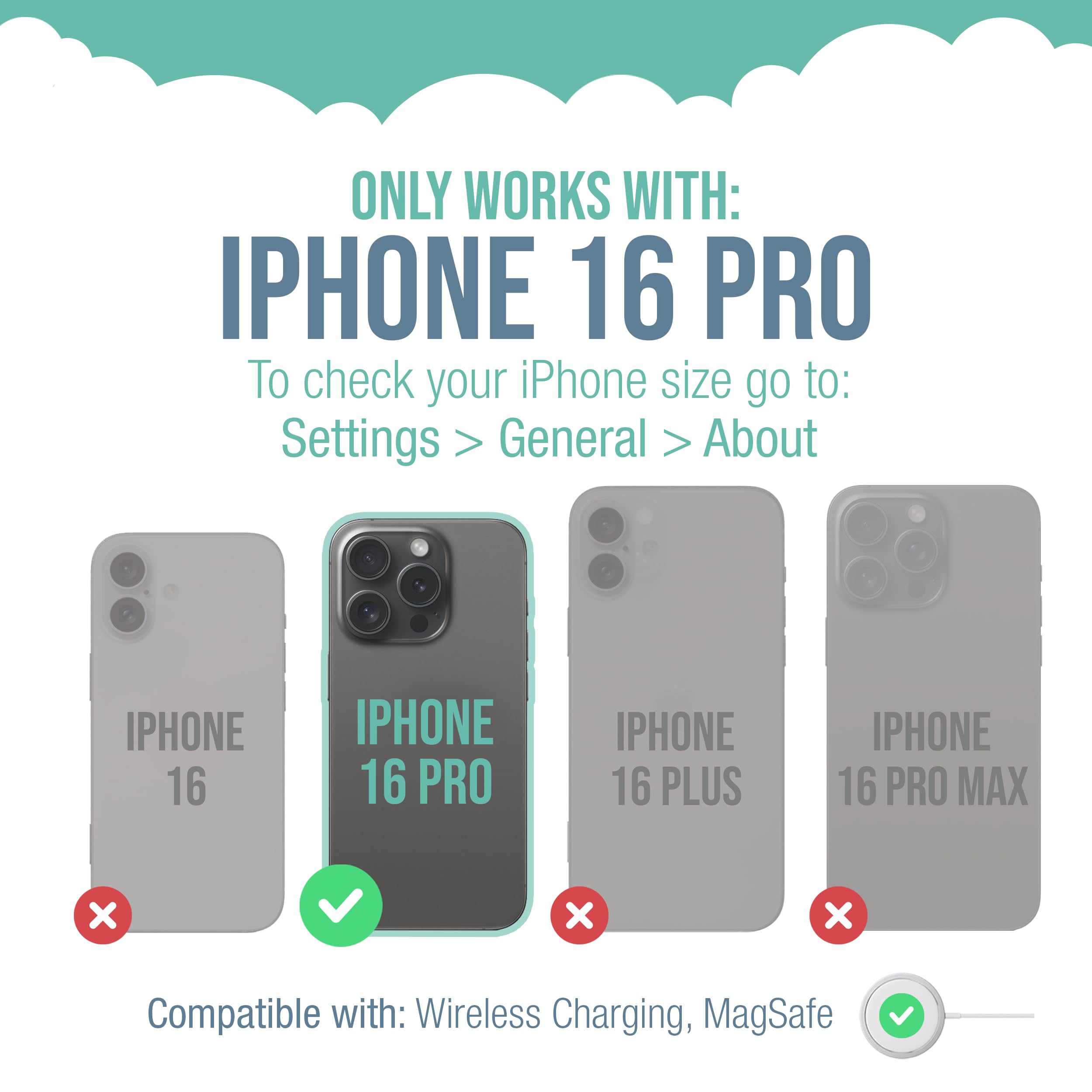 Foto 6 pulgar | Funda Para Teléfono Smartish  Iphone 16 Pro Magnetic Gripmunk Blues - Venta Internacional.