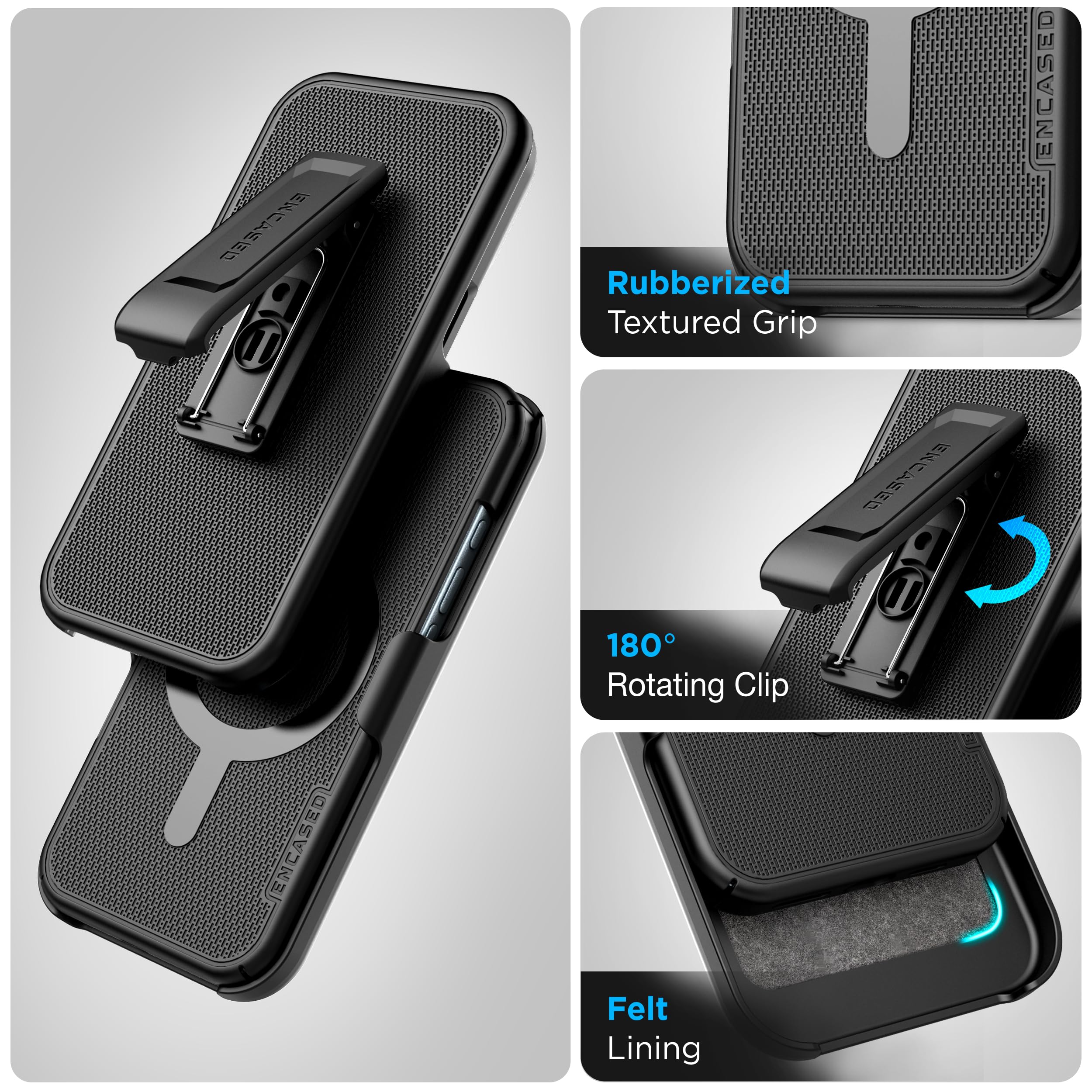 Foto 3 pulgar | Funda Para Cinturón Compatible Con Iphone 16 Pro Max Magsafe - Venta Internacional.