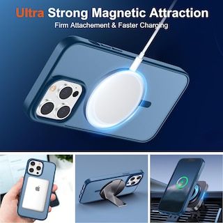 Foto 5 | Funda Magnética Supfine Para Iphone 12 Pro Max Deep Blue - Venta Internacional.