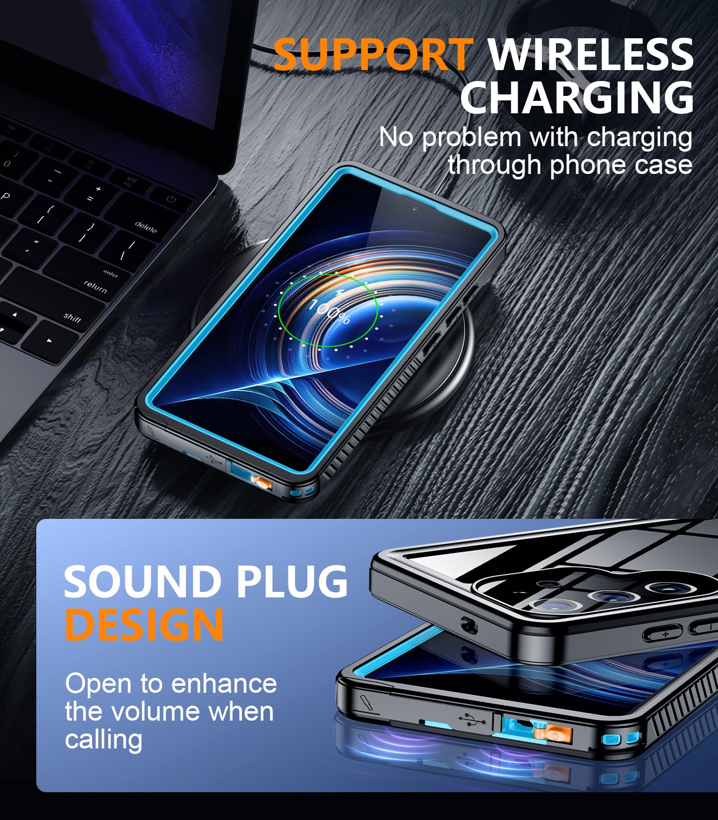 Foto 7 pulgar | Funda De Teléfono Temdan Impermeable Con Lente Para Samsung Galaxy S25 Ultra - Venta Internacional.