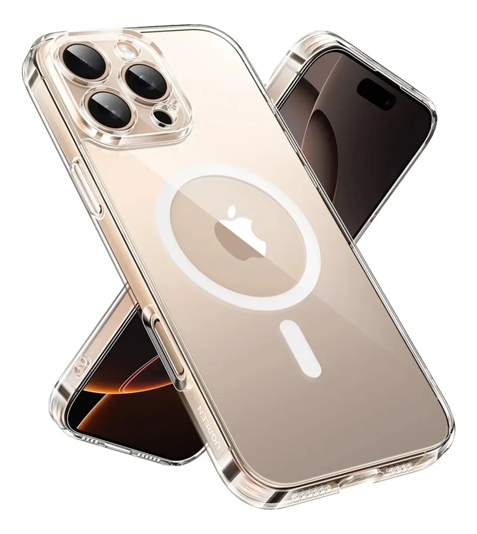 Foto 2 pulgar | Funda Protectora Ugreen Classy Clear Magnetic Protective Case Iphone 16 Pro Max