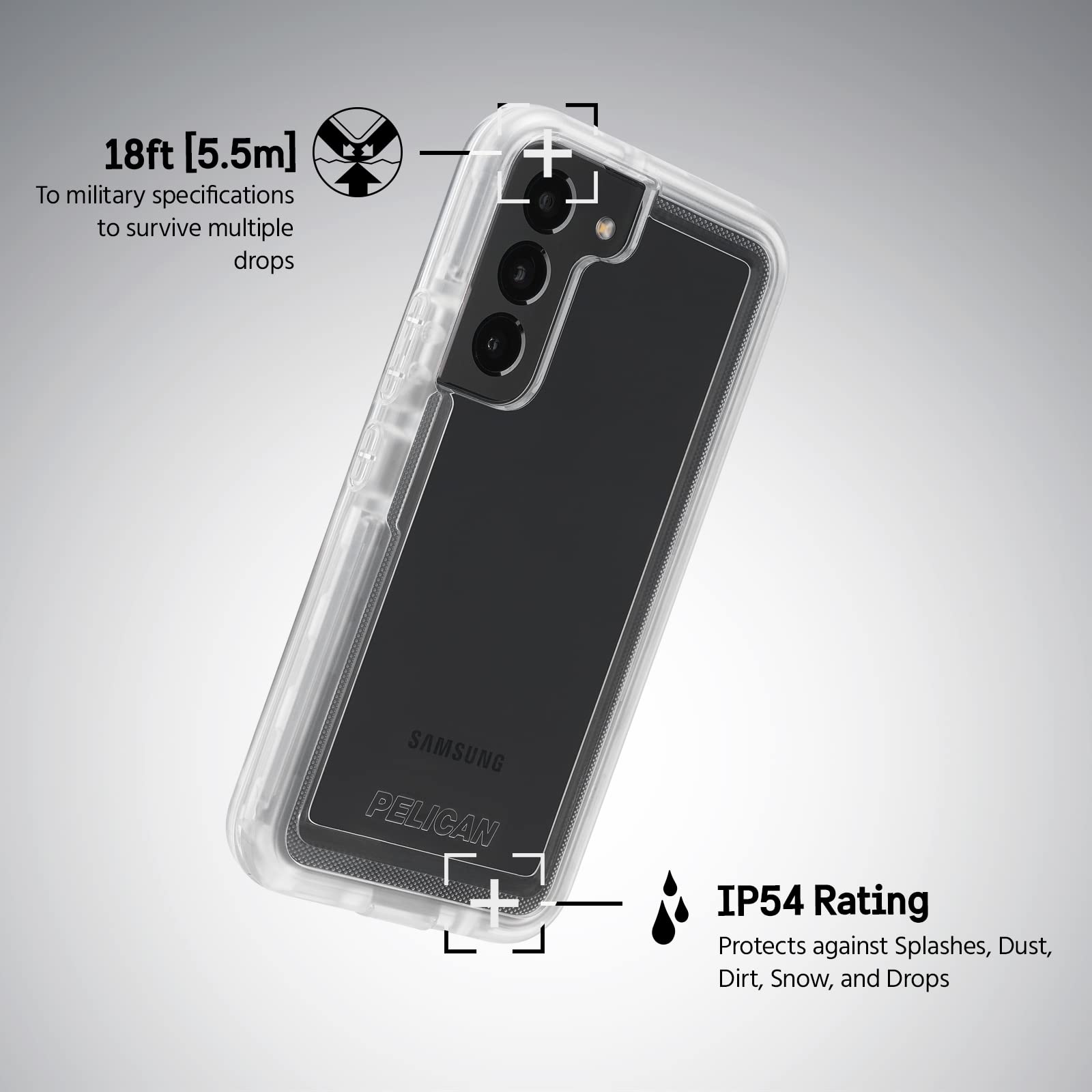 Foto 3 pulgar | Funda Para Teléfono De La Serie Pelican Voyager Para Samsung Galaxy S22 Plus - Venta Internacional.