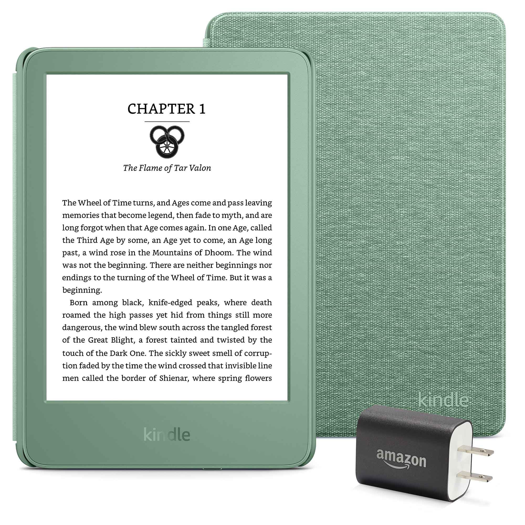Paquete Kindle Essentials Amazon Kindle 2024 Con Funda Y Adaptador - Venta Internacional.