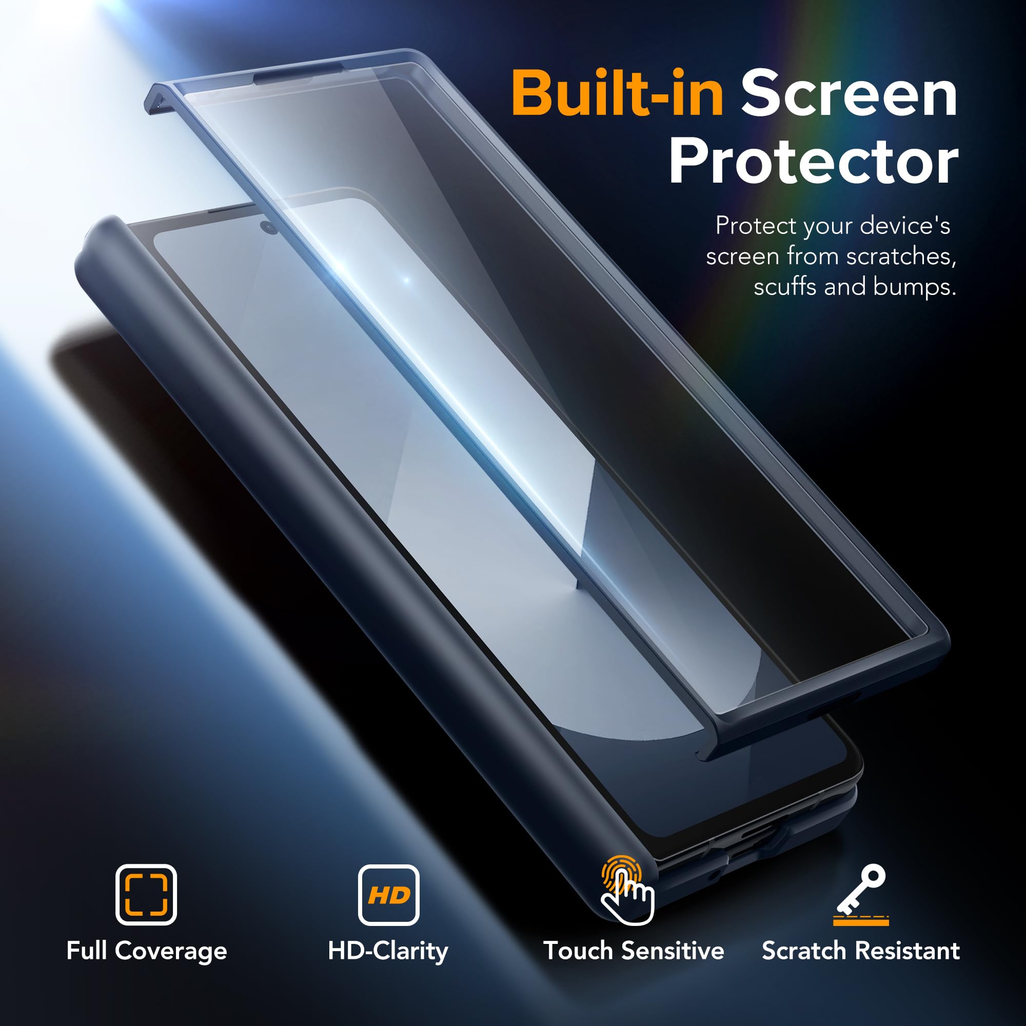 Foto 7 | Funda Mobosi Para Samsung Galaxy Z Fold 6 Con Soporte Negro - Venta Internacional.
