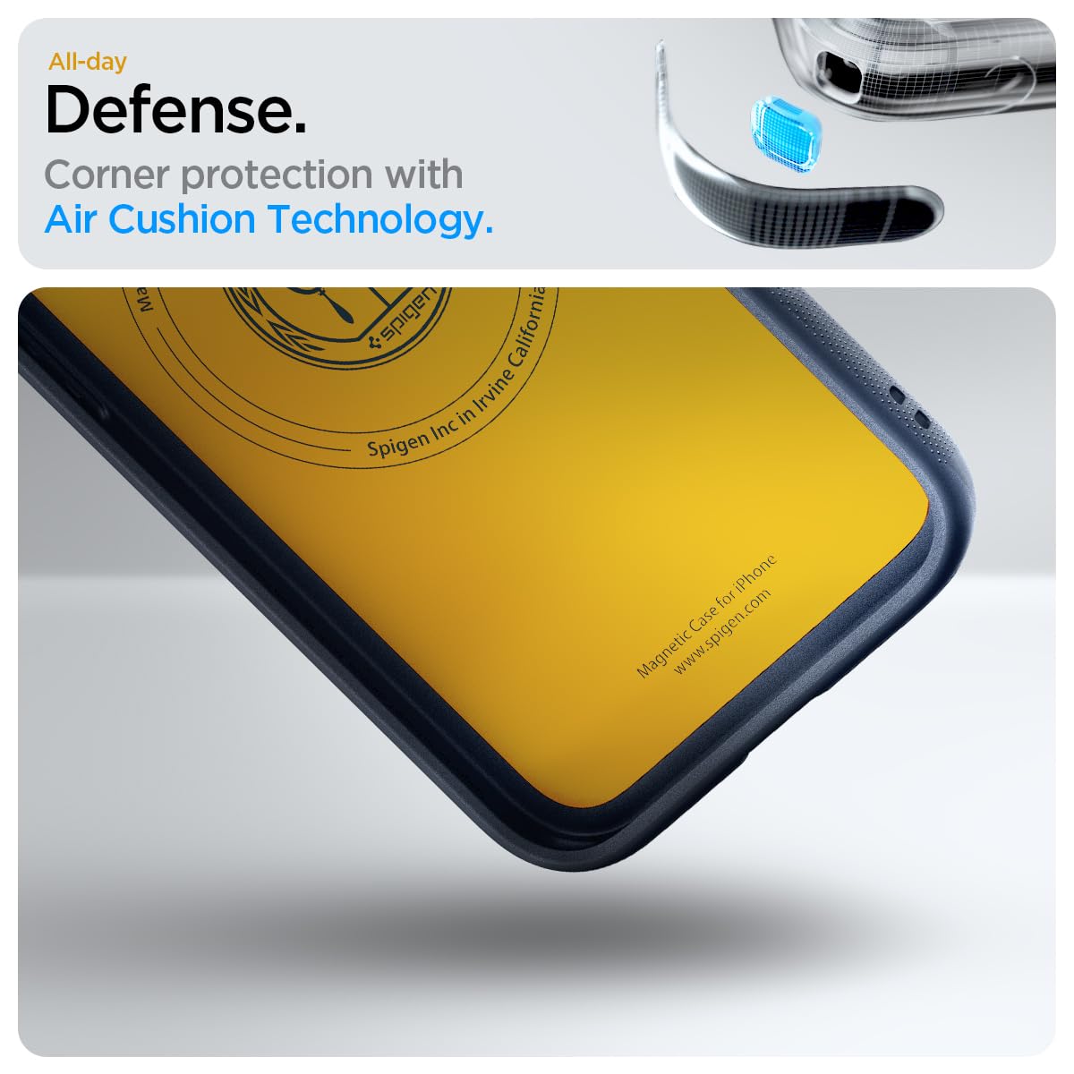 Foto 8 pulgar | Funda Spigen Nano Pop Magfit Para Iphone 16e, Color Azul - Venta Internacional.