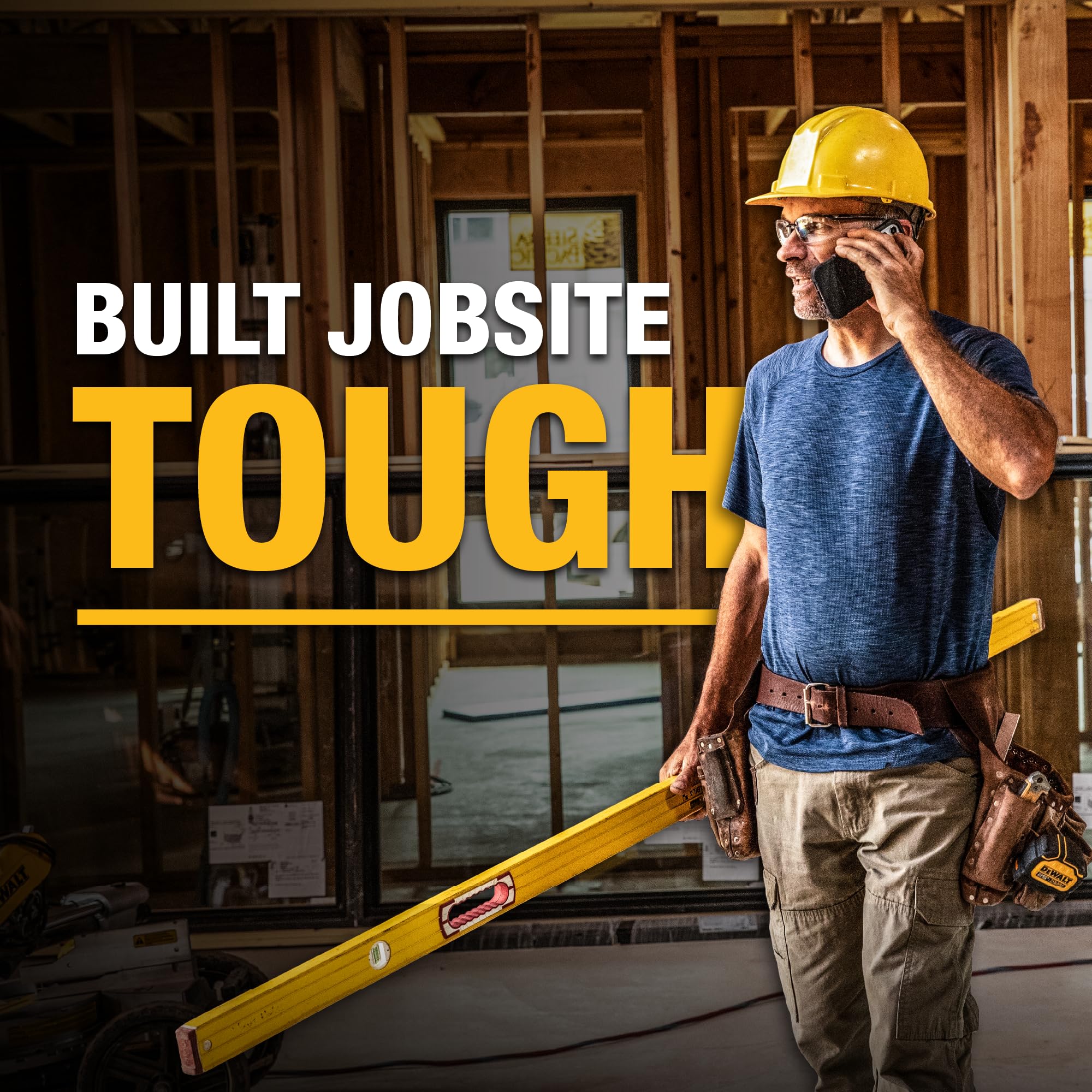 Foto 8 pulgar | Funda De Teléfono Dewalt Con Anillo Magnético Giratorio De 360° Para Iphone 16 - Venta Internacional.