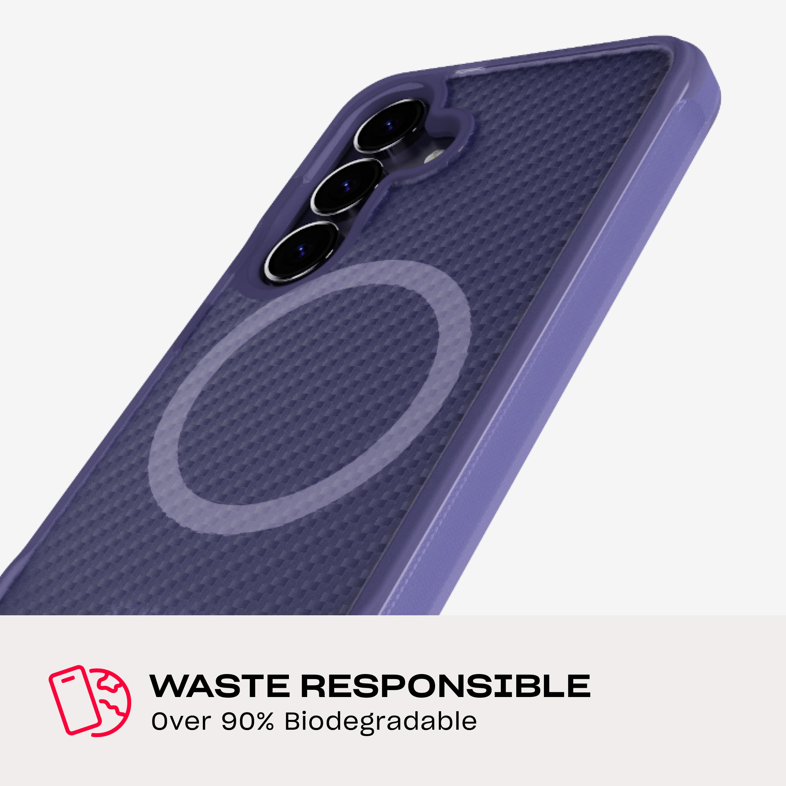 Foto 5 | Funda Tech21 Evoarmor Para Samsung Galaxy S25 Ultra Púrpura - Venta Internacional.
