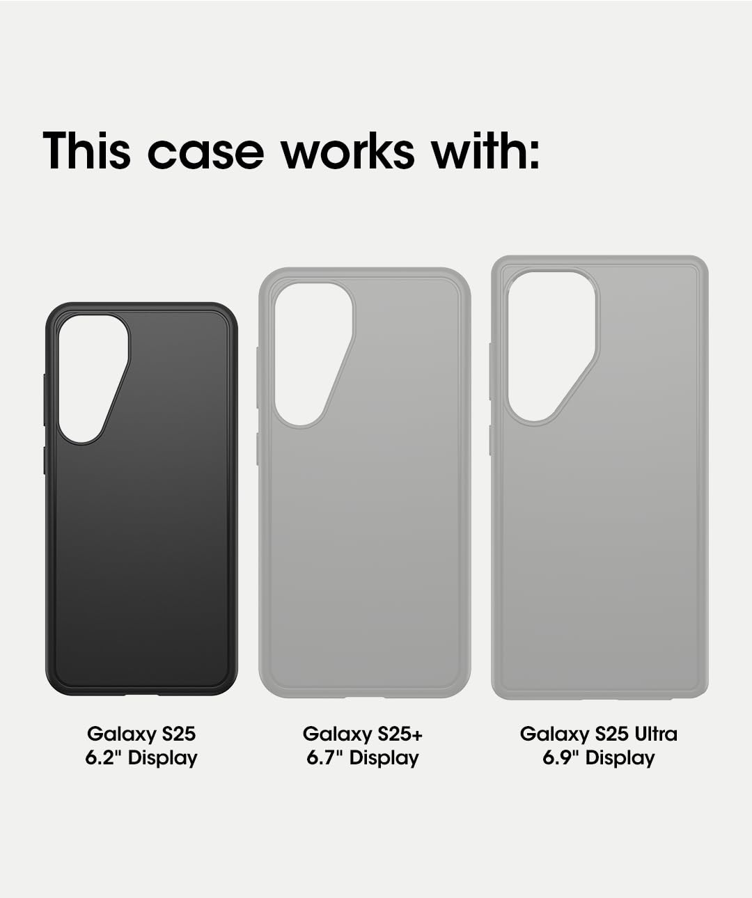 Foto 2 | Funda Otterbox Para Samsung Galaxy S25 Serie React Stardust - Venta Internacional.