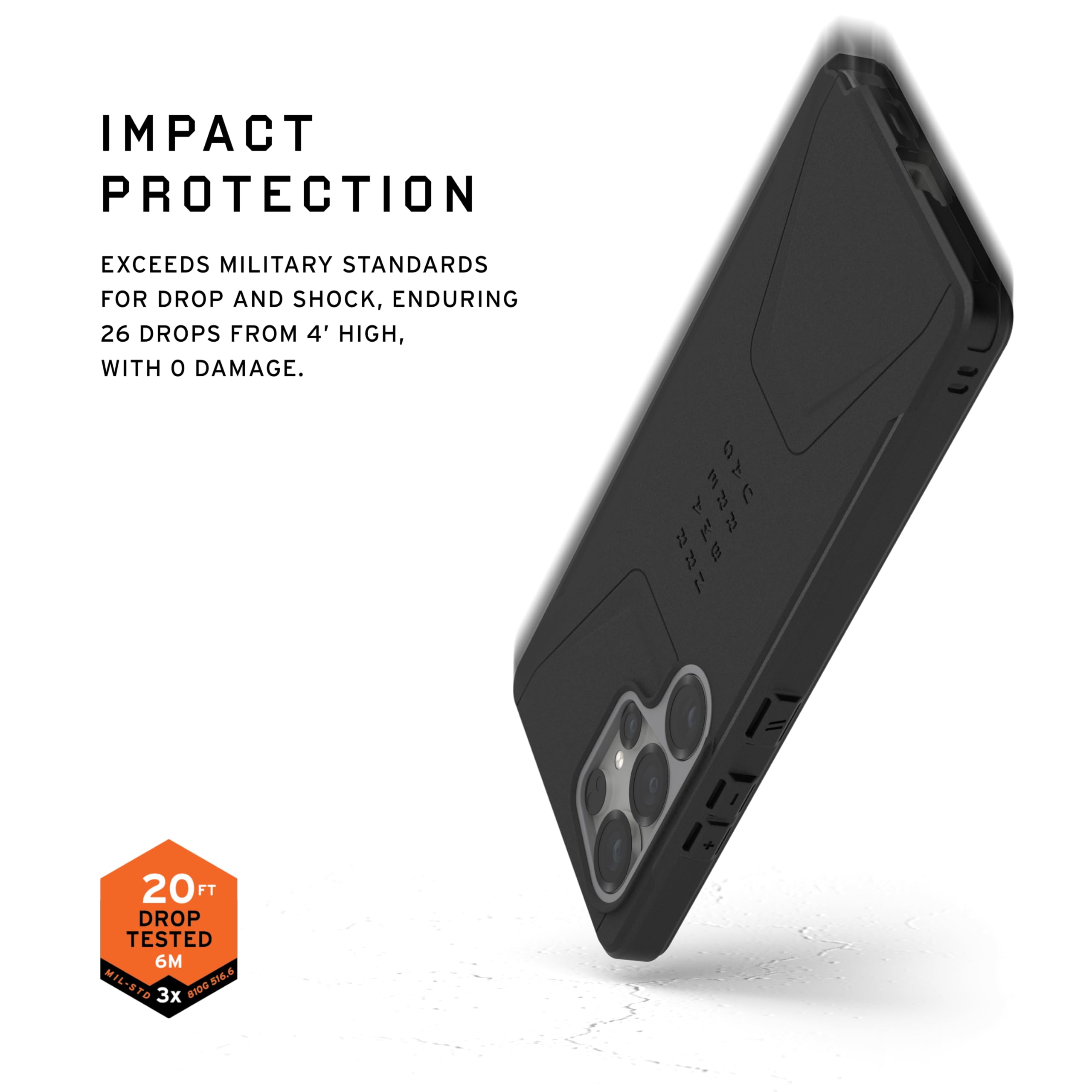 Foto 6 | Funda Urban Armor Gear Uag Civilian Para Samsung Galaxy S25 Ultra - Venta Internacional.