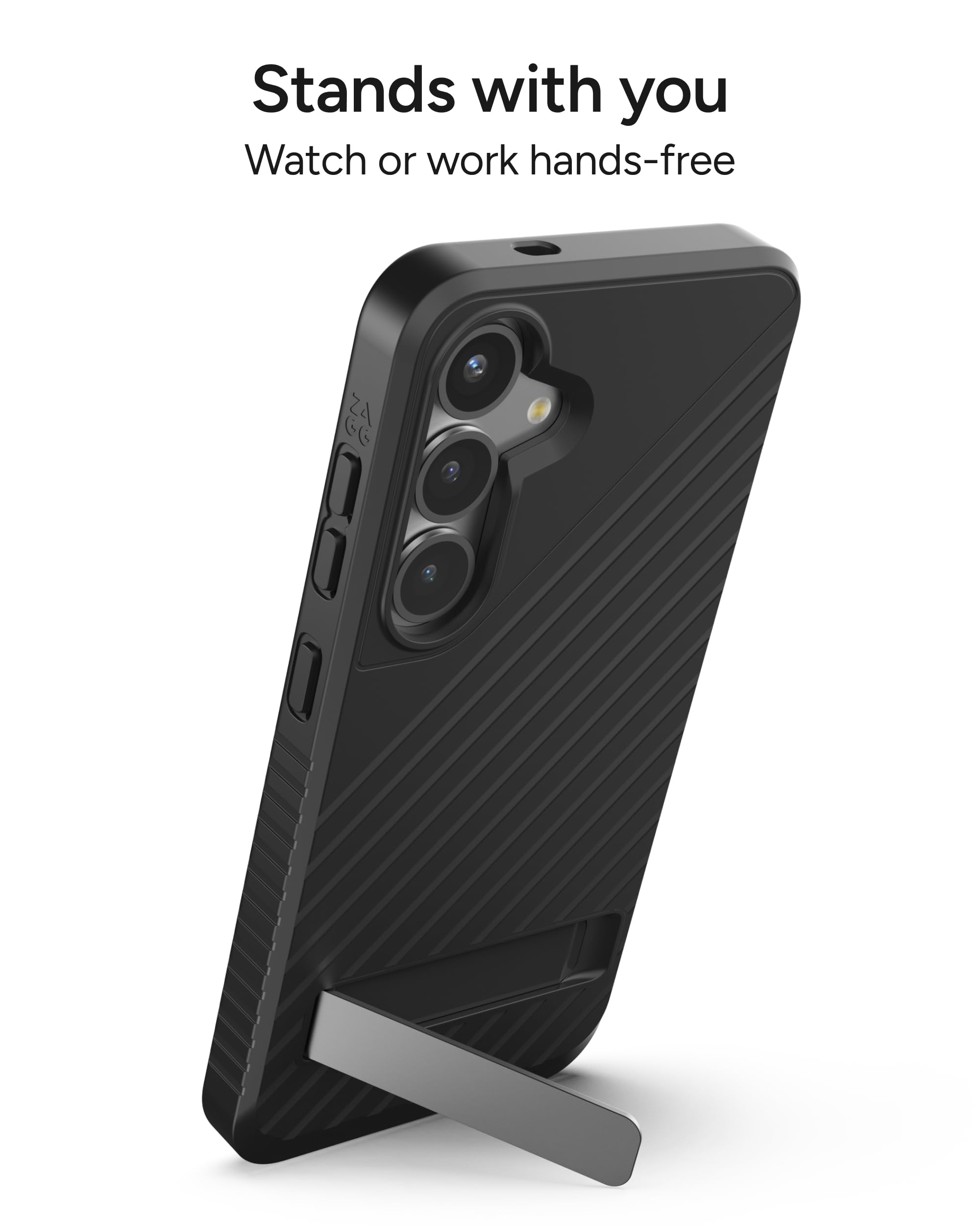 Foto 4 pulgar | Funda Zagg Denali Para Samsung Galaxy S25 Con Soporte, Color Negro - Venta Internacional.