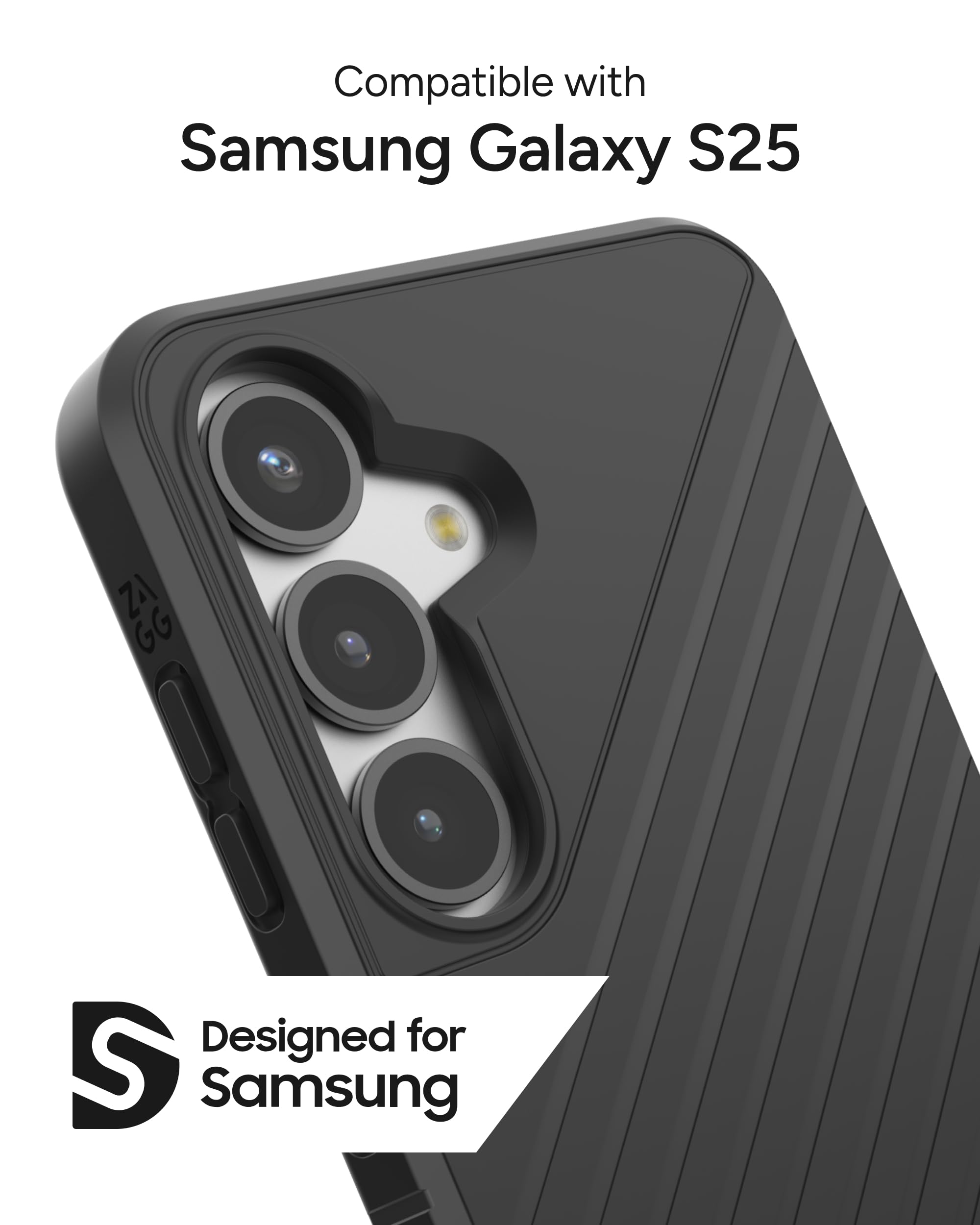 Foto 6 pulgar | Funda Zagg Denali Para Samsung Galaxy S25 Con Soporte, Color Negro - Venta Internacional.