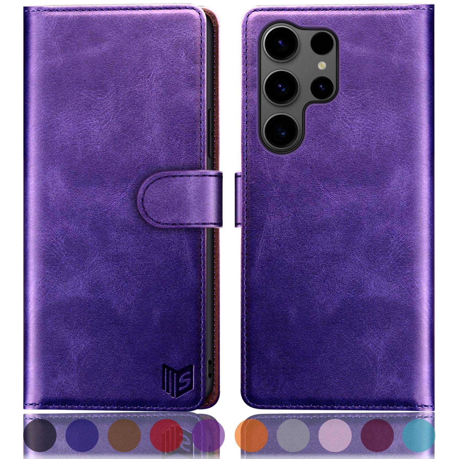Foto 1 | Funda Tipo Cartera Suanpot Compatible Con Samsung Galaxy S25 Ultra - Venta Internacional.