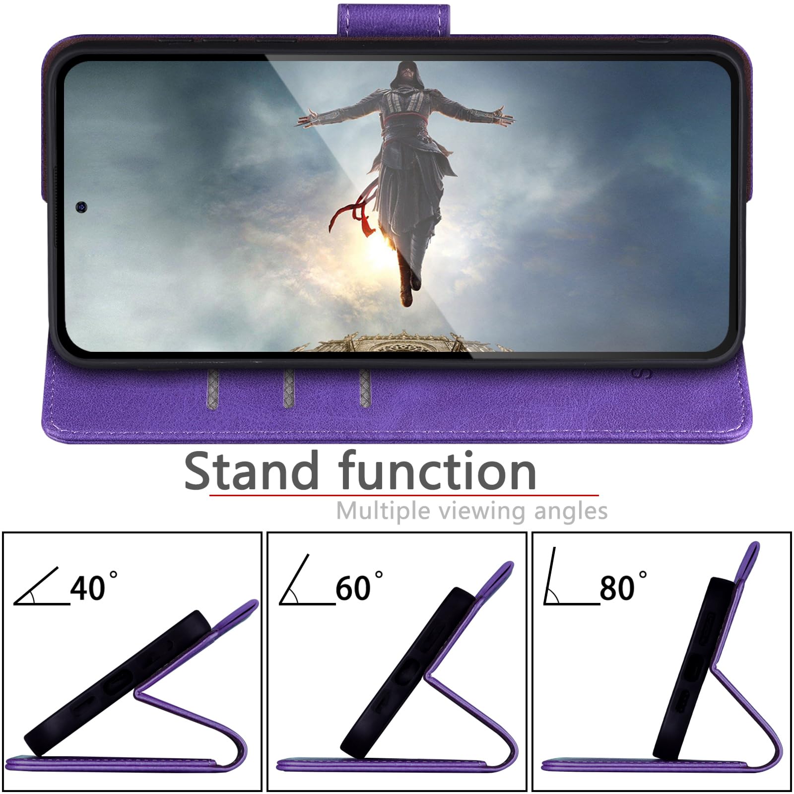 Foto 8 pulgar | Funda Tipo Cartera Suanpot Compatible Con Samsung Galaxy S25 Ultra - Venta Internacional.