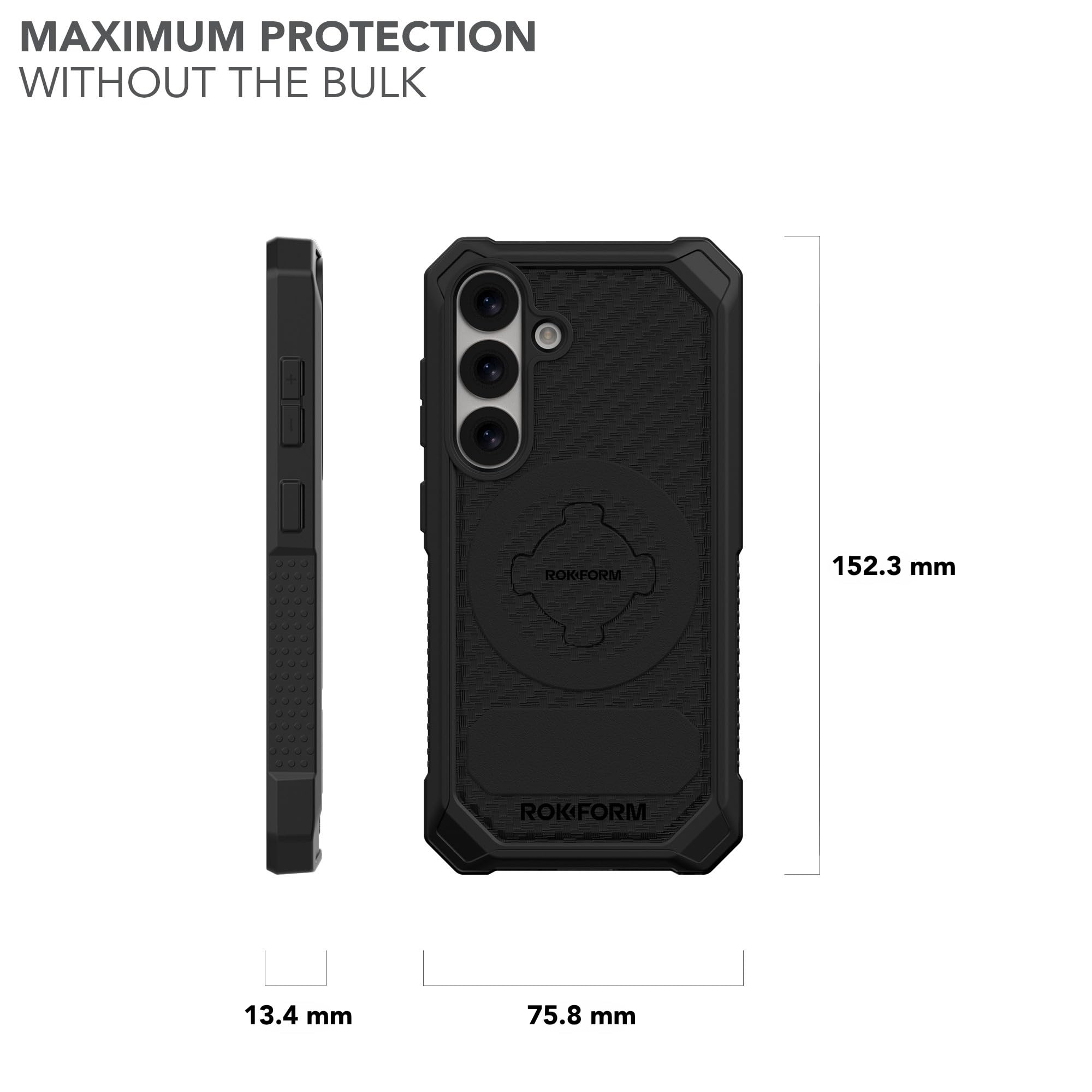 Foto 6 pulgar | Funda Rokform Rugged Para Galaxy S25 Con Mag Safe, Color Negro - Venta Internacional.