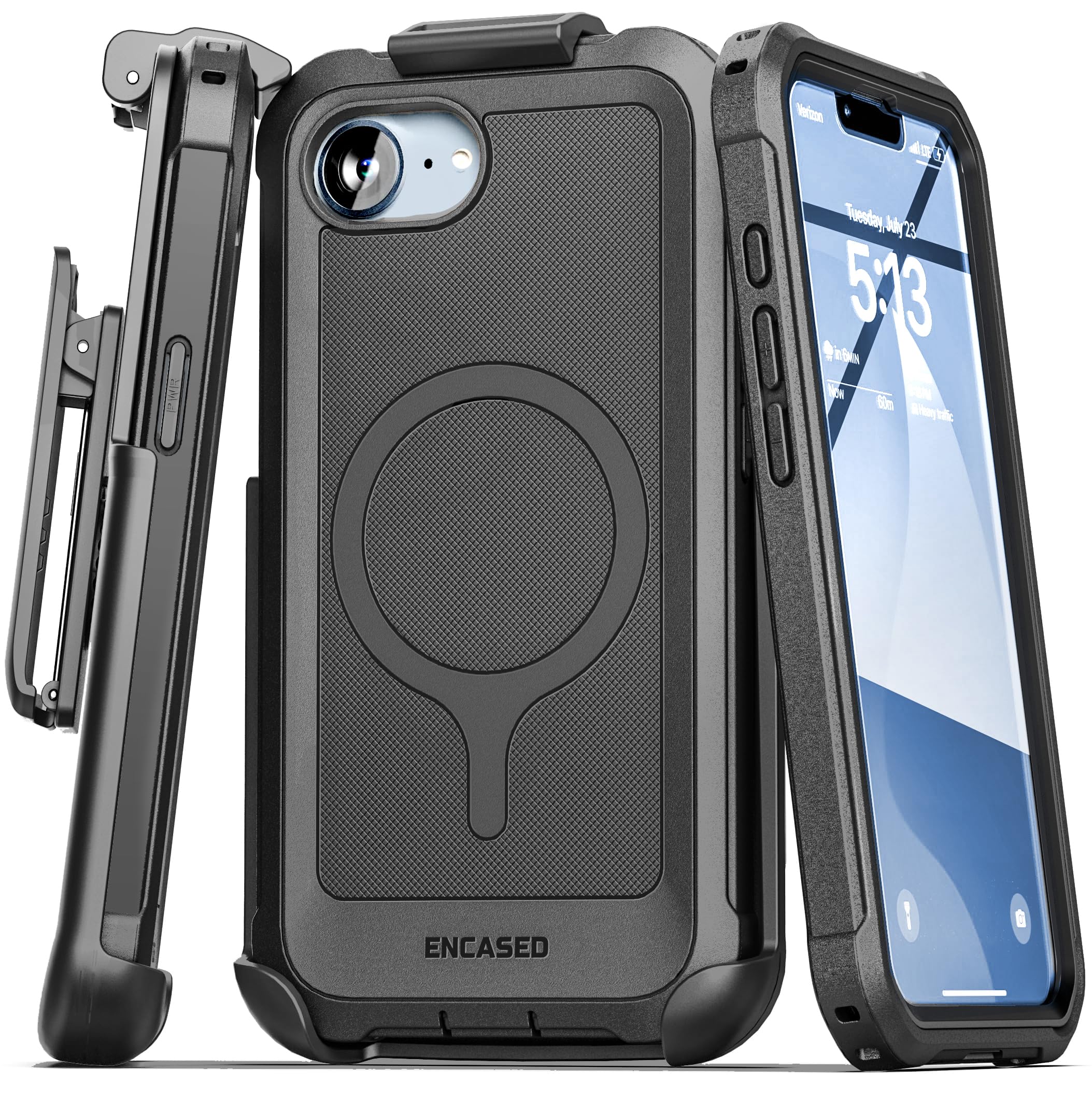 Foto 2 pulgar | Funda Protectora Con Carcasa Falcon Series Para Iphone 16e, Color Negro - Venta Internacional.