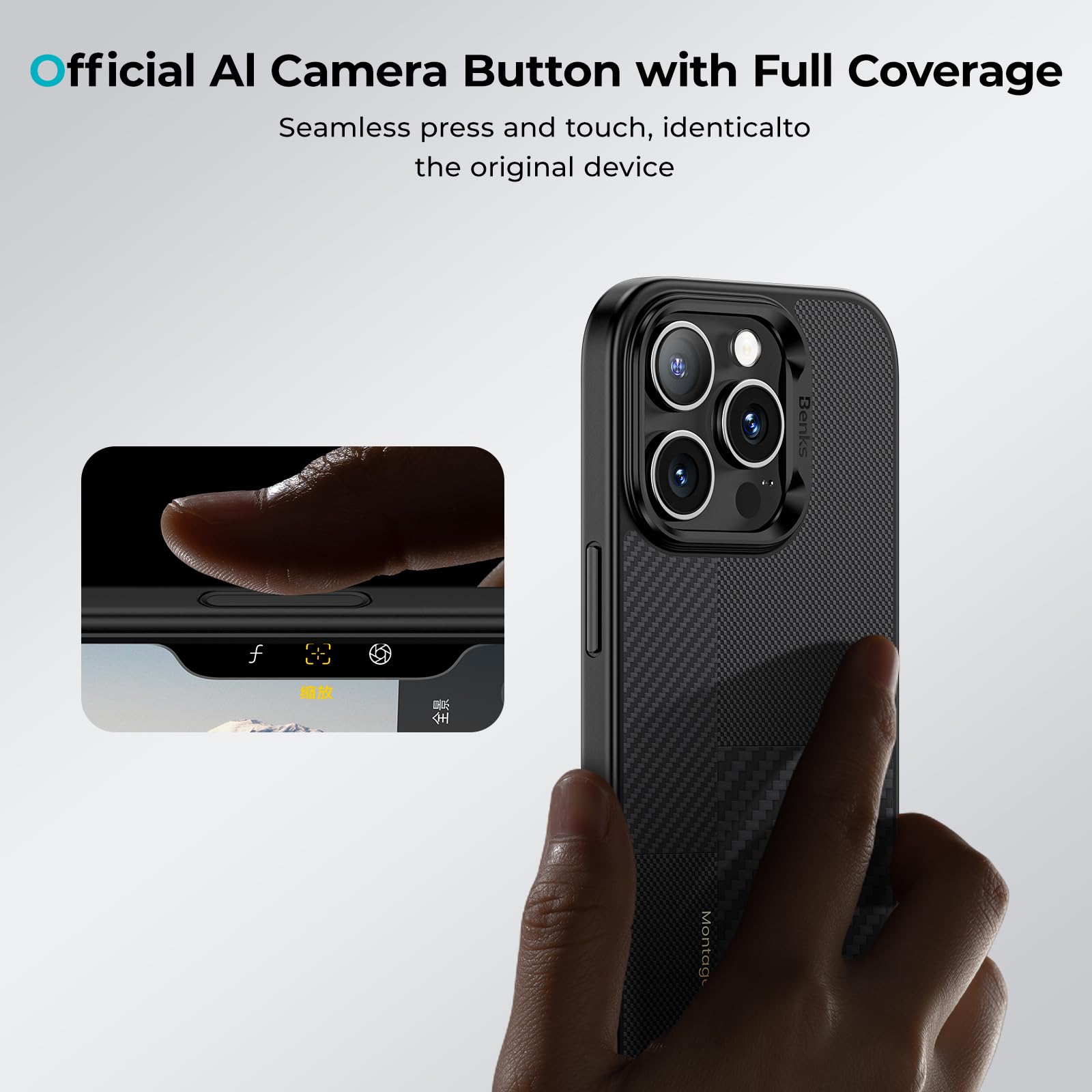 Foto 4 pulgar | Funda Benks Montage Armorpro Para Iphone 16 Pro Max Con Magsafe - Venta Internacional.